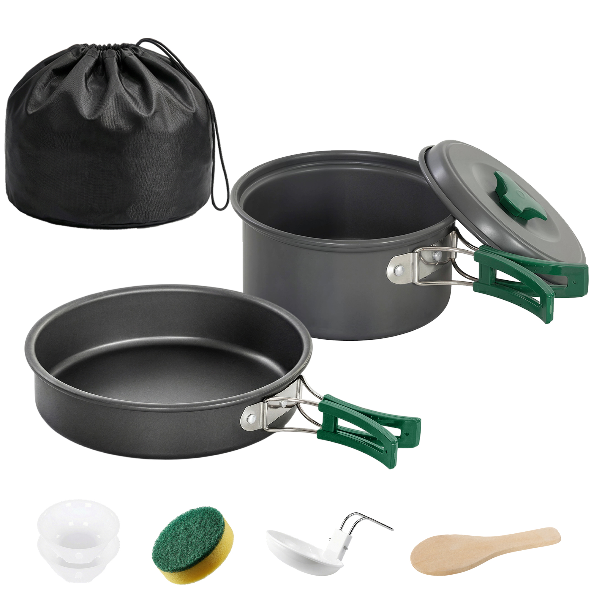 Rosbury Grey Aluminium Camping Cookware Set - 15cm - Life Essentials