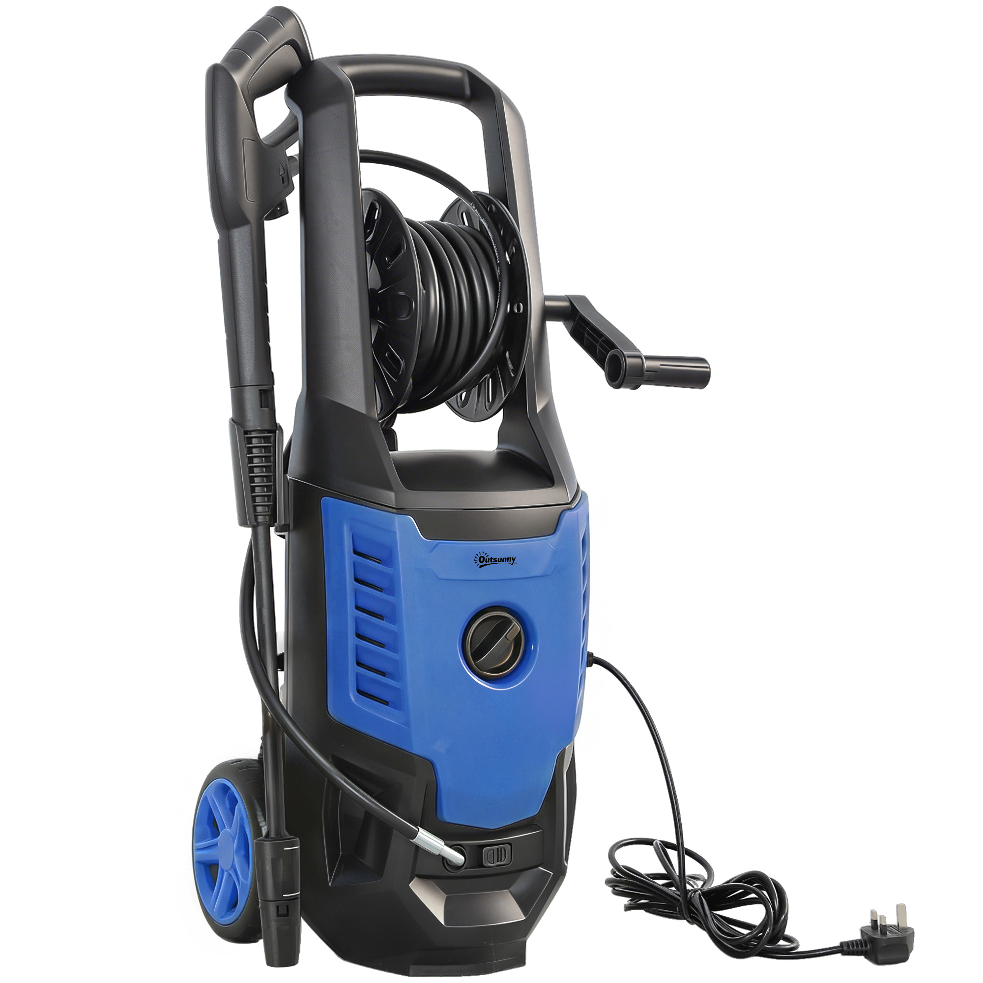 Quamont Blue Aluminium Pressure Washer 2200W - 32cm - Life Essentials