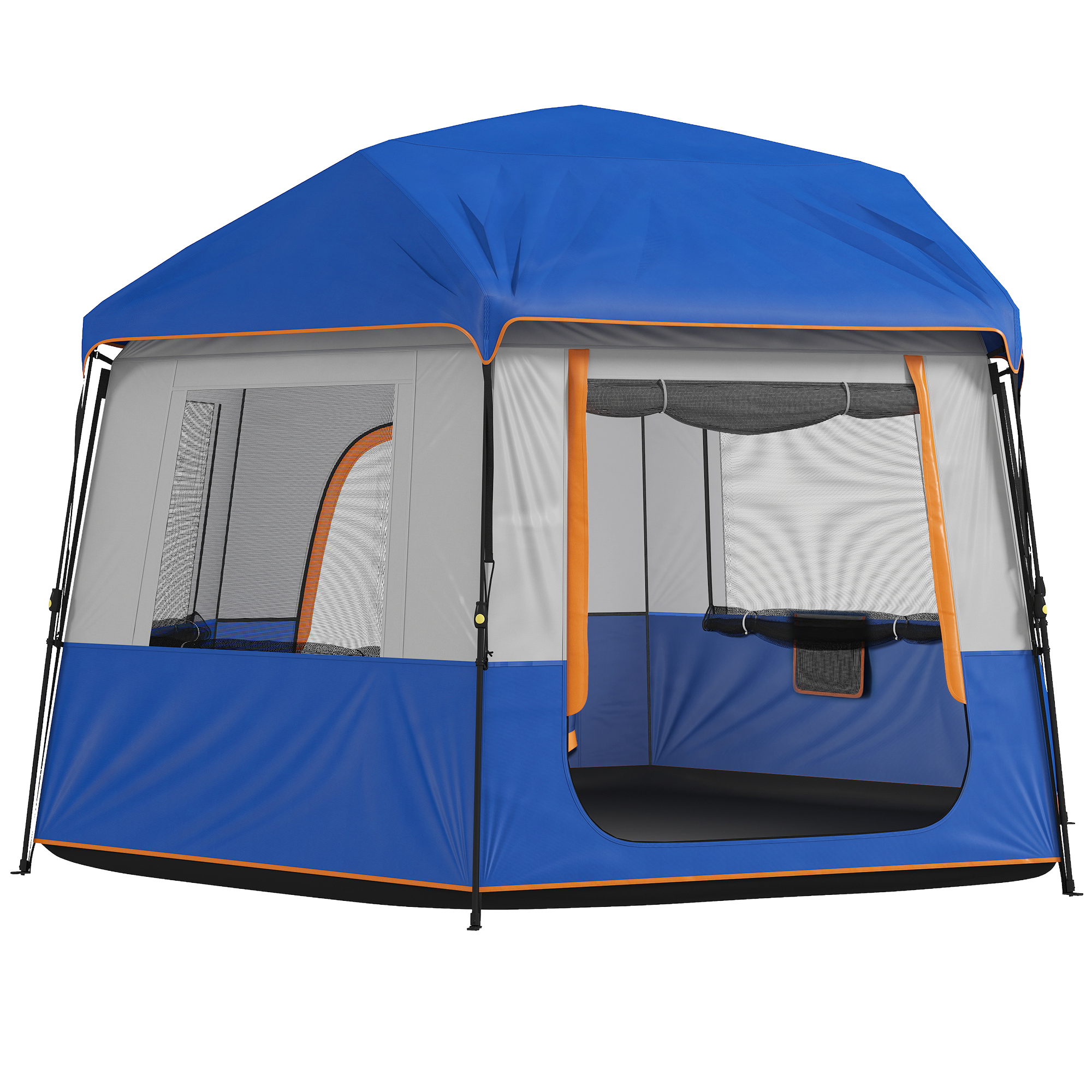 Wexbury Blue Fabric Camping Tent - 350cm - Life Essentials