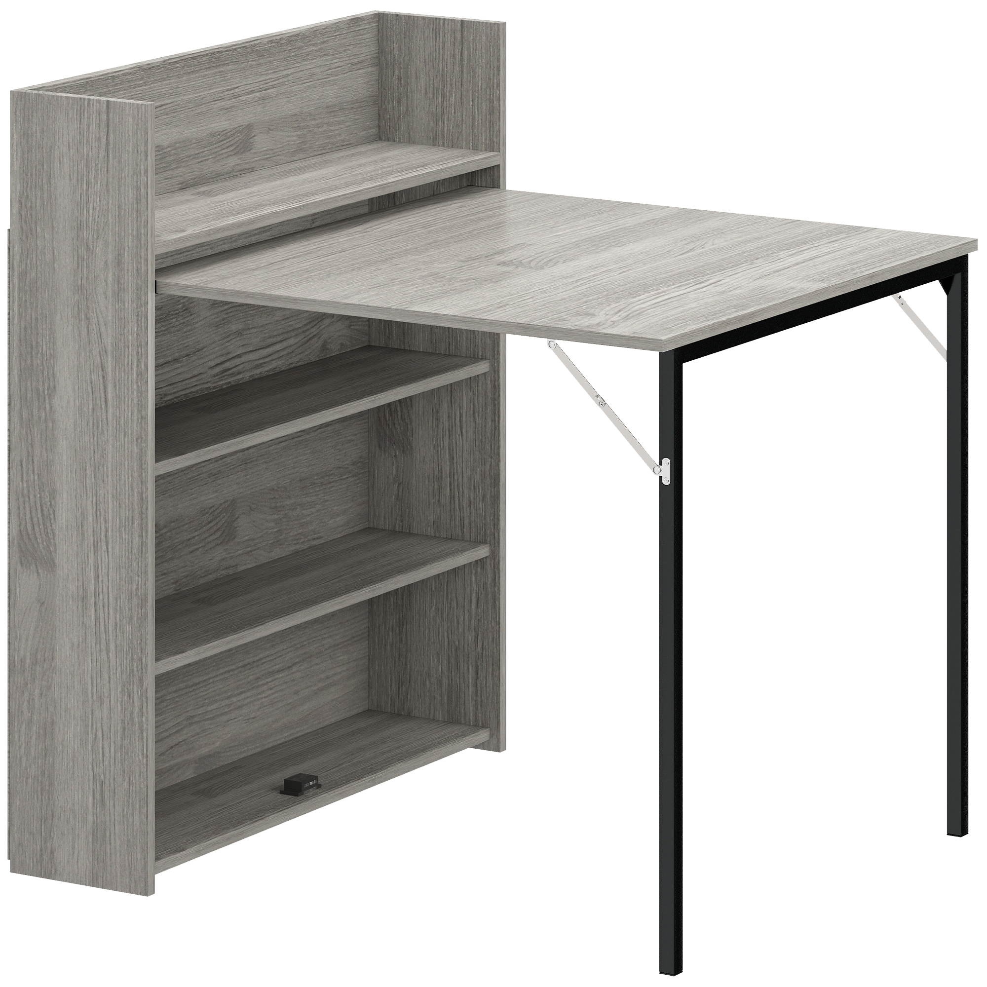Easmont Grey Folding Dining Table 4 Tier - 78.5cm
