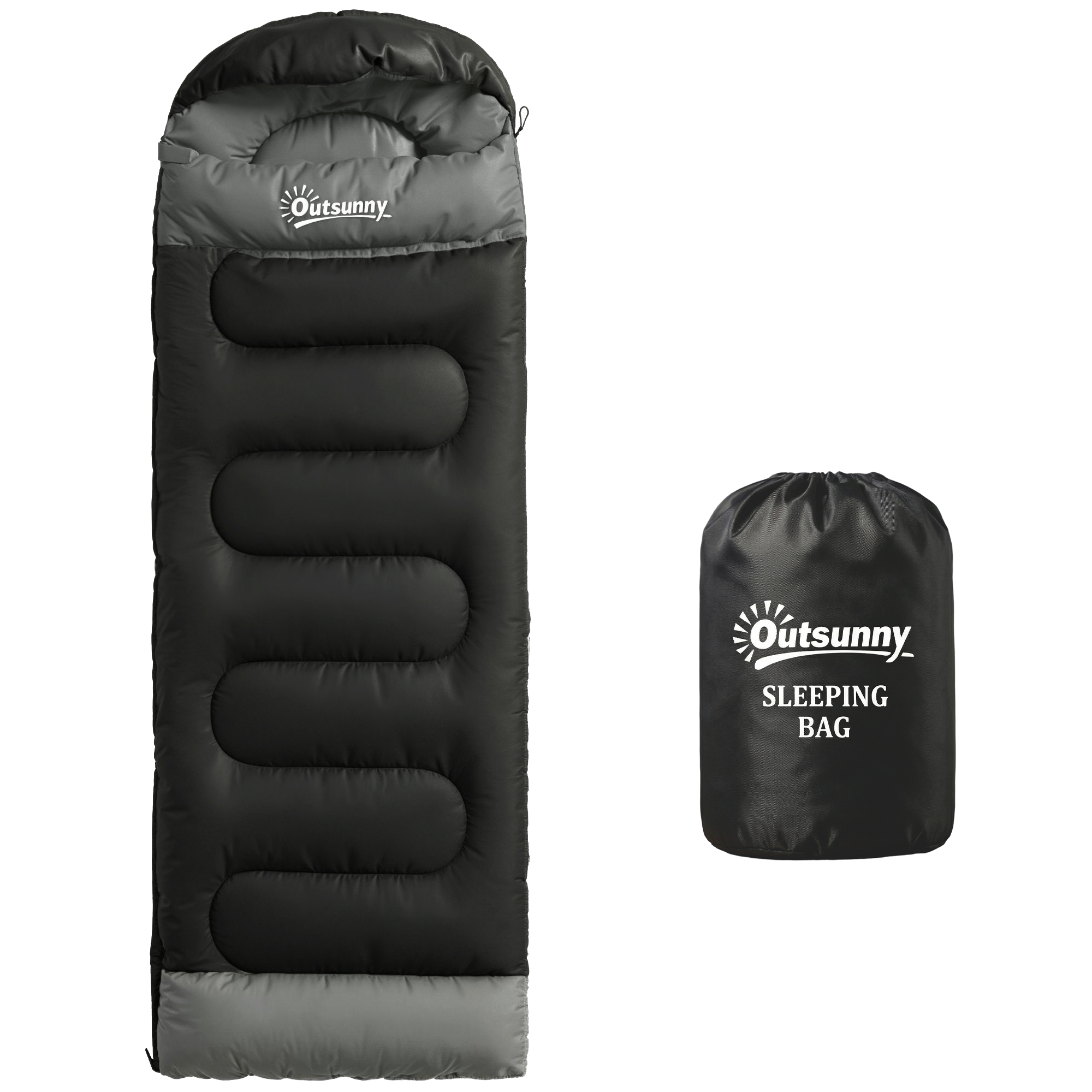 Wexmore Black Polyester Sleeping Bag - 75cm - Life Essentials