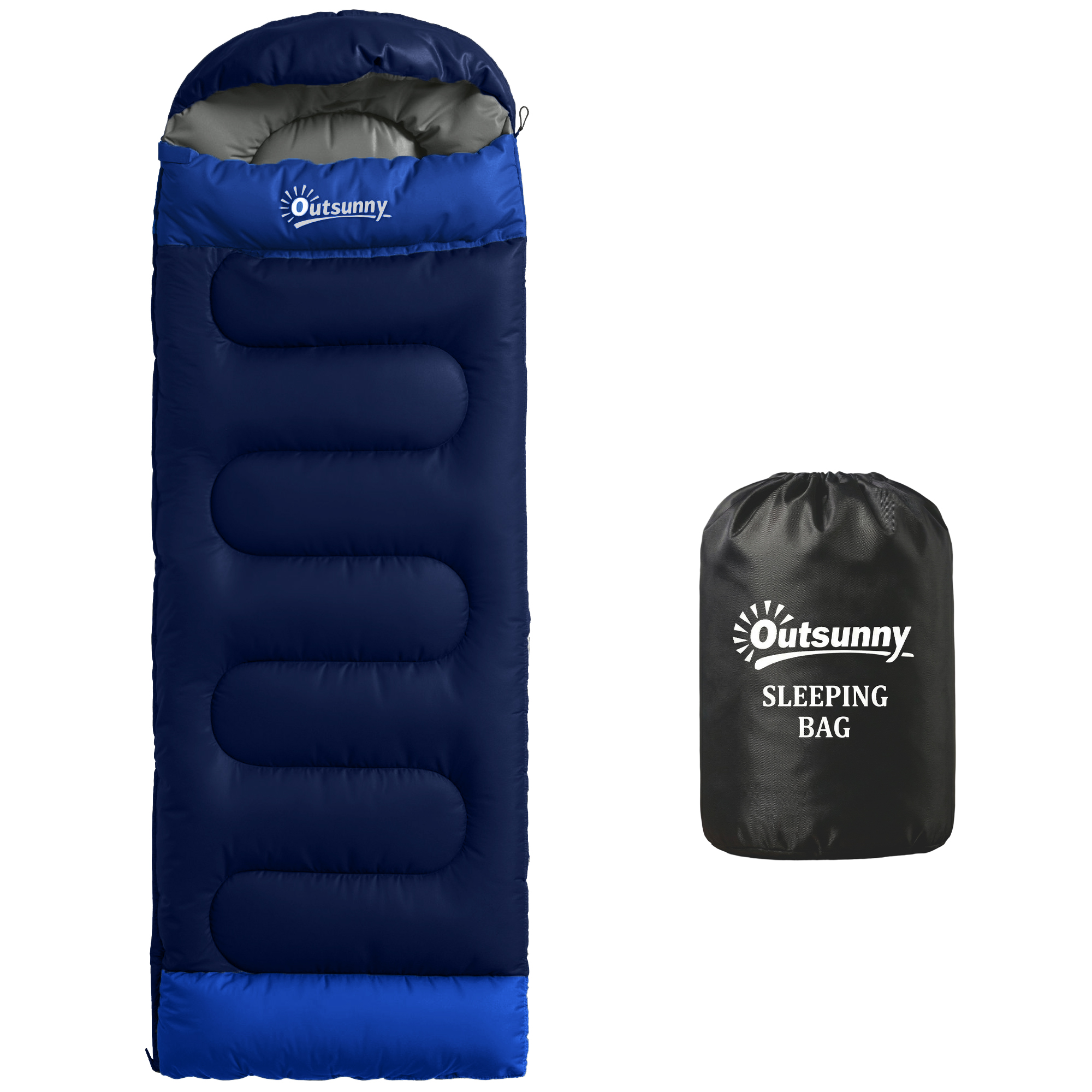 Wexmore Navy Blue Polyester Sleeping Bag - 75cm - Life Essentials