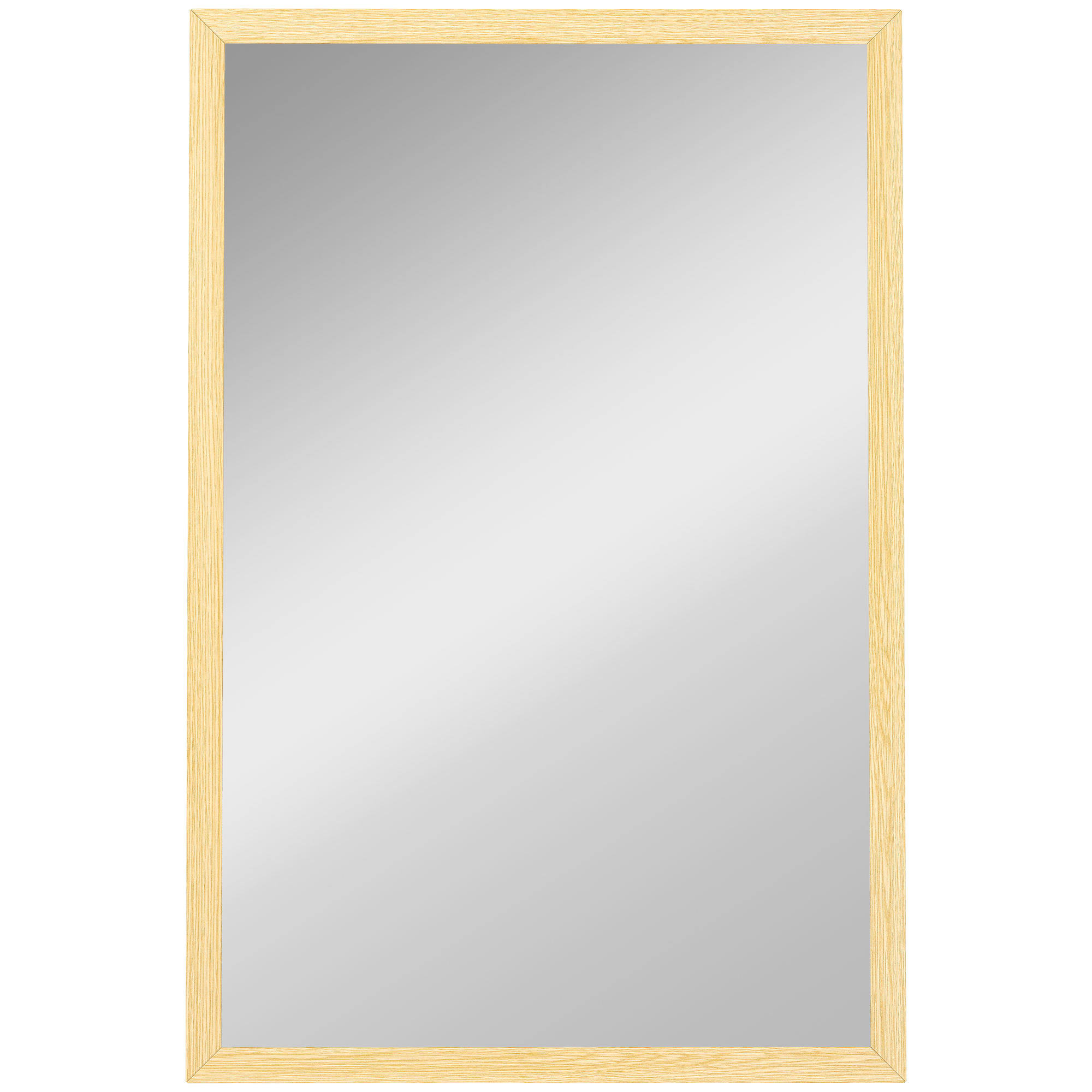Bromont Natural Wall Mirror Rectangular - 40cm - Life Essentials