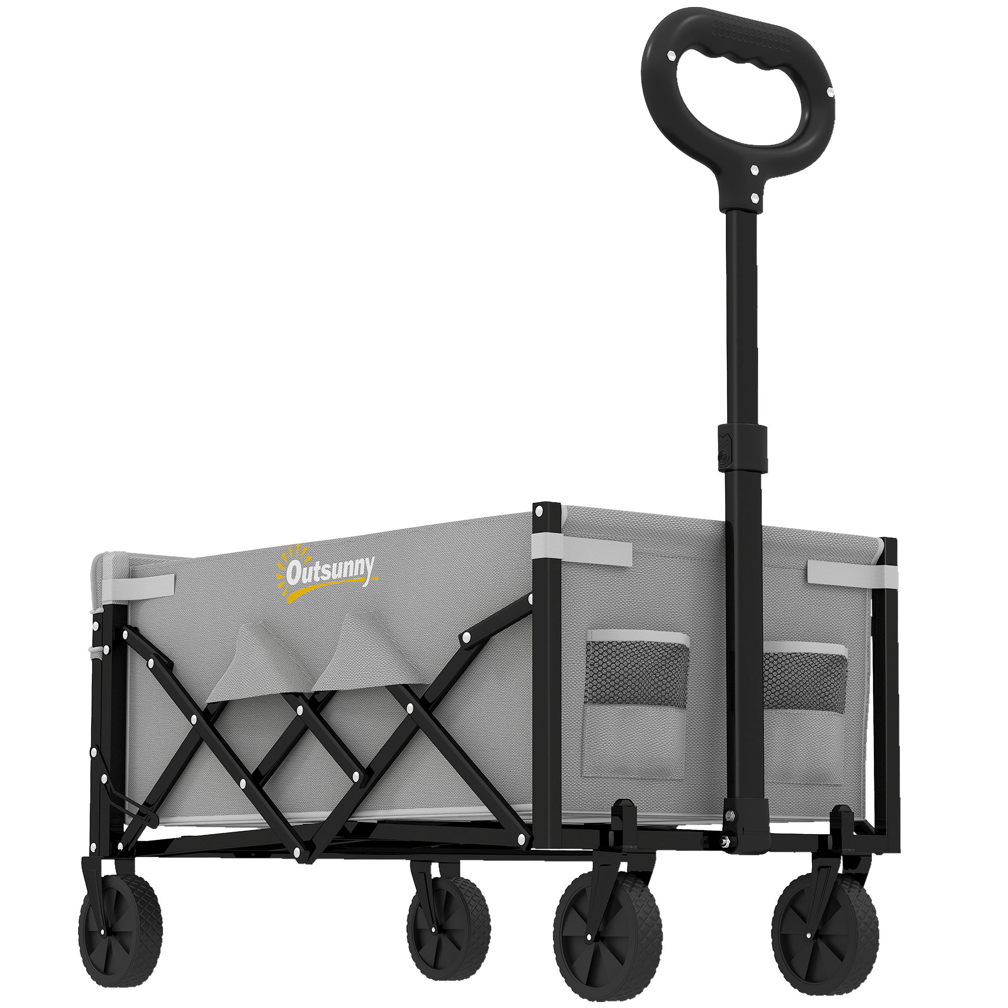 Quahall Grey Metal Festival Trolley - 45cm - Life Essentials