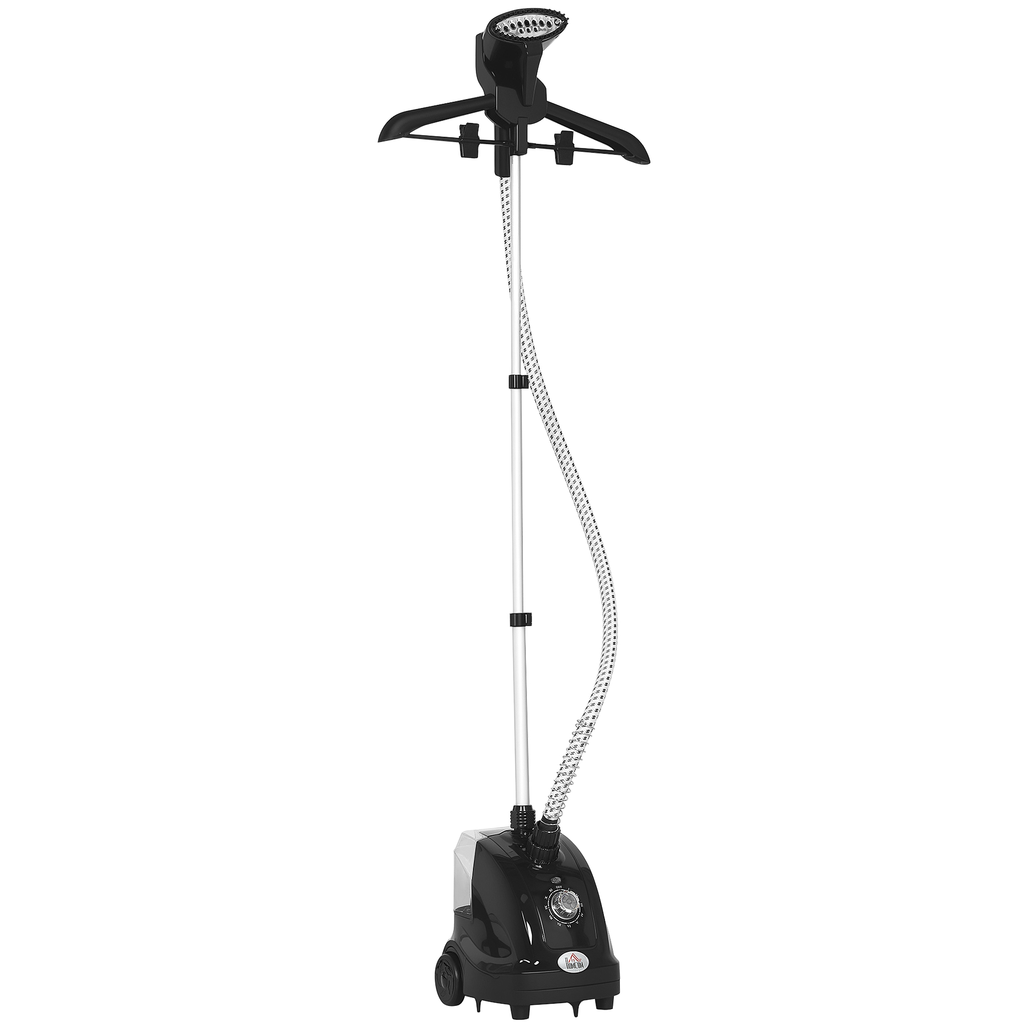 Lyrena Black Aluminium Clothes Steamer - 21.5cm - Life Essentials