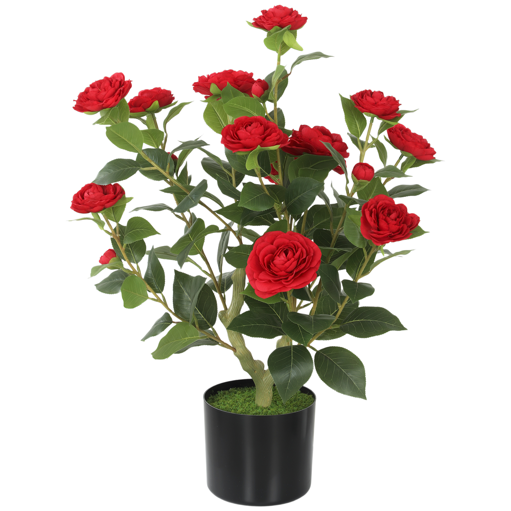 Chemere Red Fabric Artificial Plant - 65cm - Life Essentials