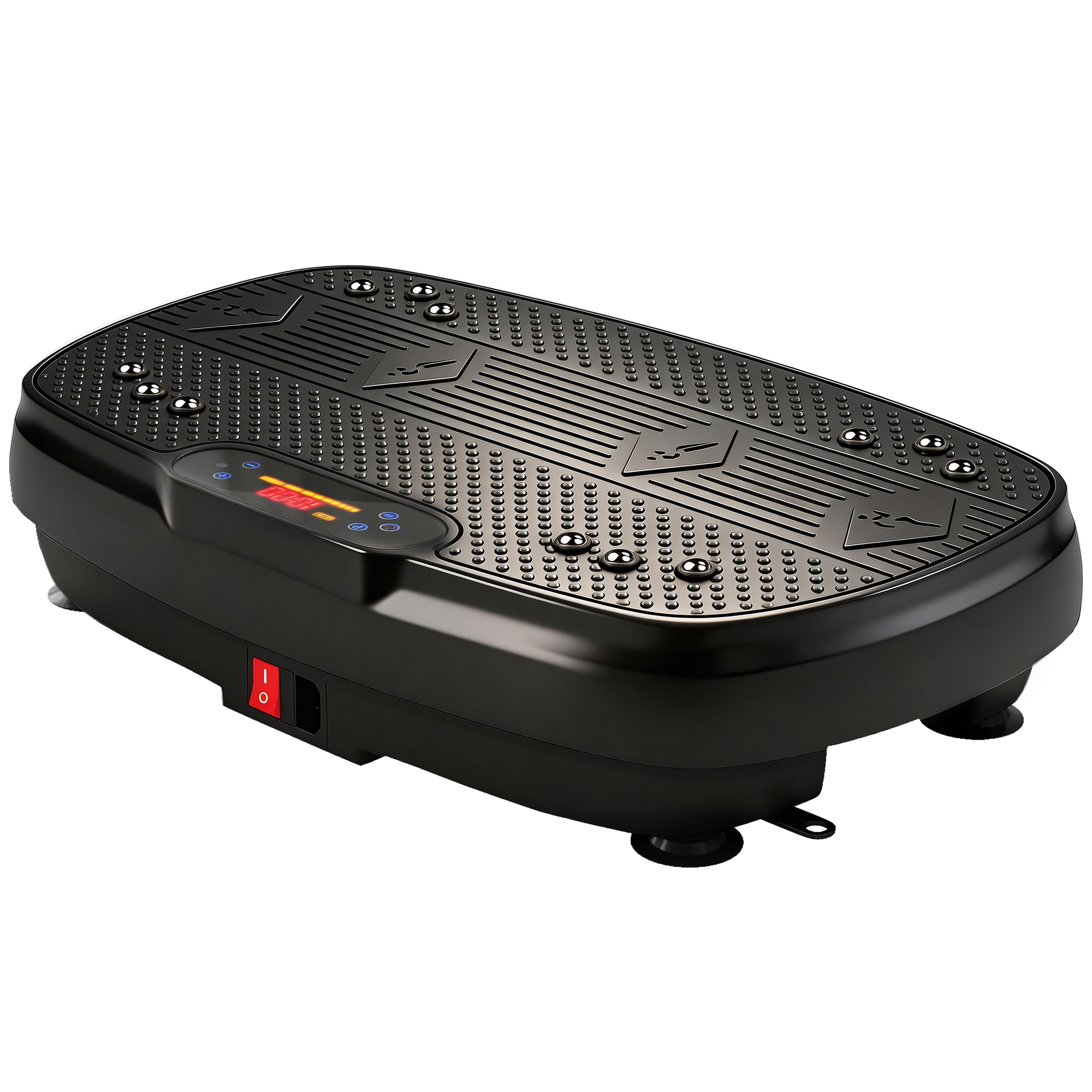 Jarara Black Steel Vibration Exercise Plate - 31cm