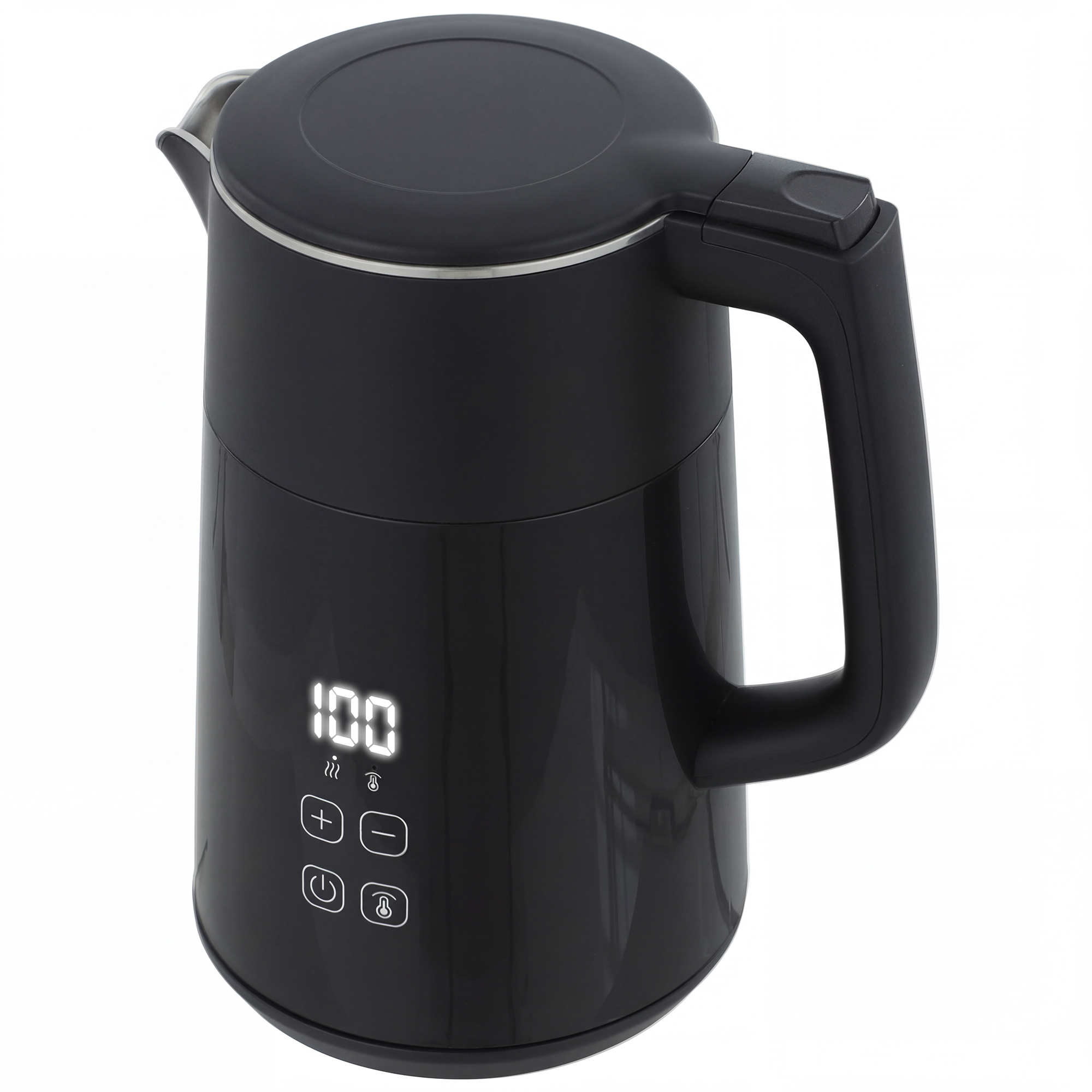 Chewood Black Stainless Steel Electric Kettle - 15.5cm - Life Essentials
