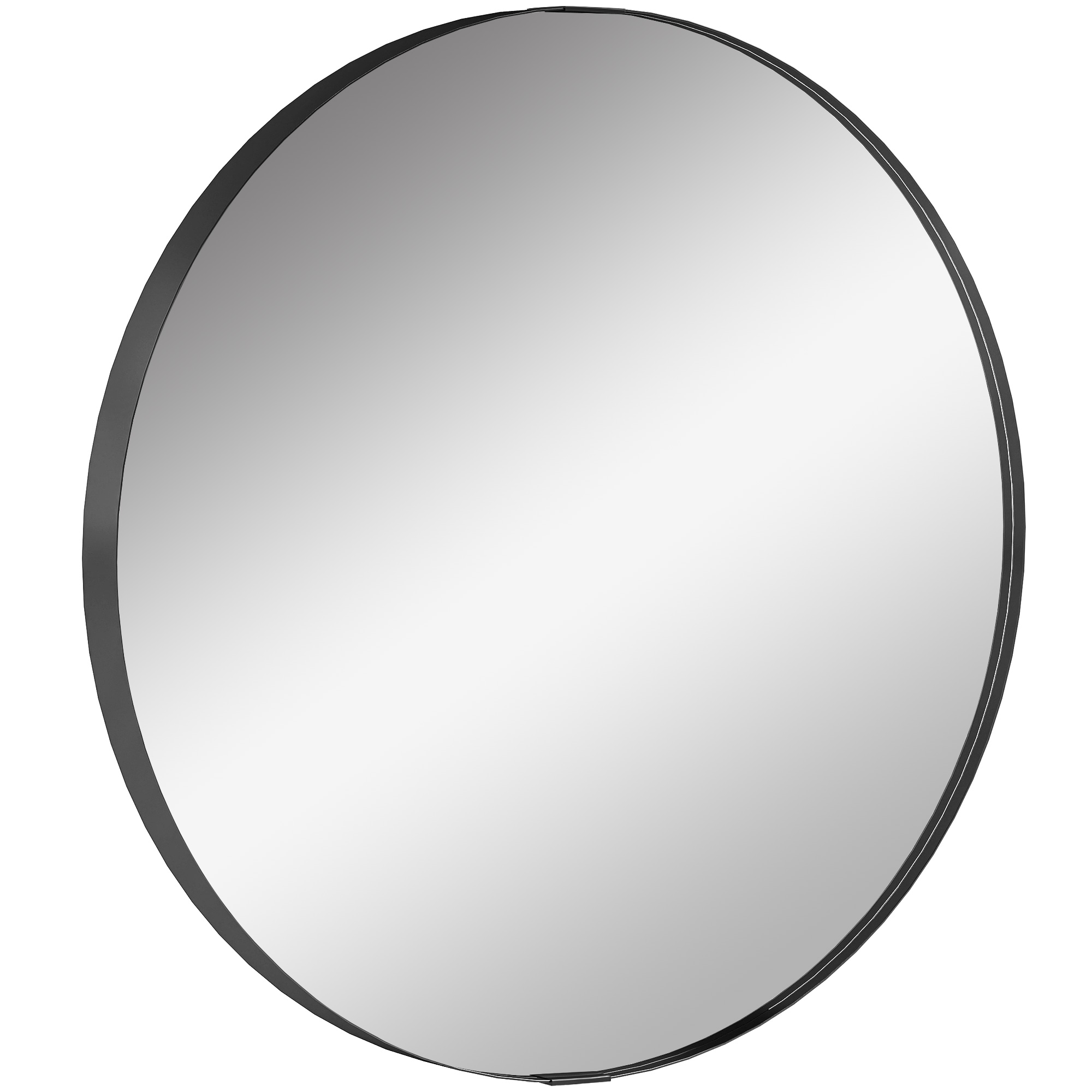 Chemore Black Wall Mirror - 61cm - Life Essentials