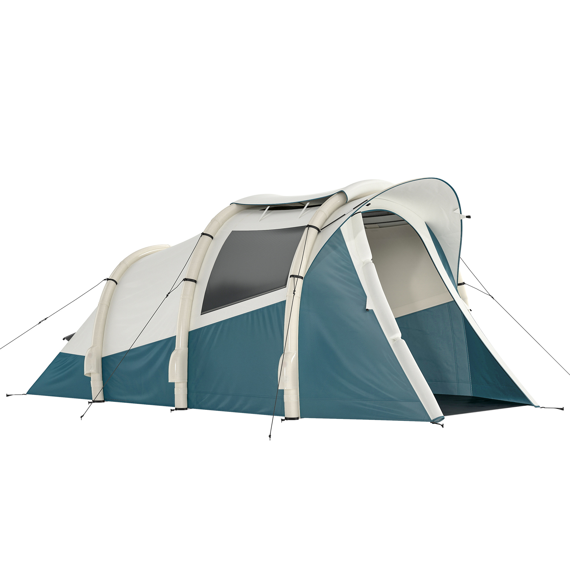 Yorwold Green Fabric Camping Tent - 280cm - Life Essentials