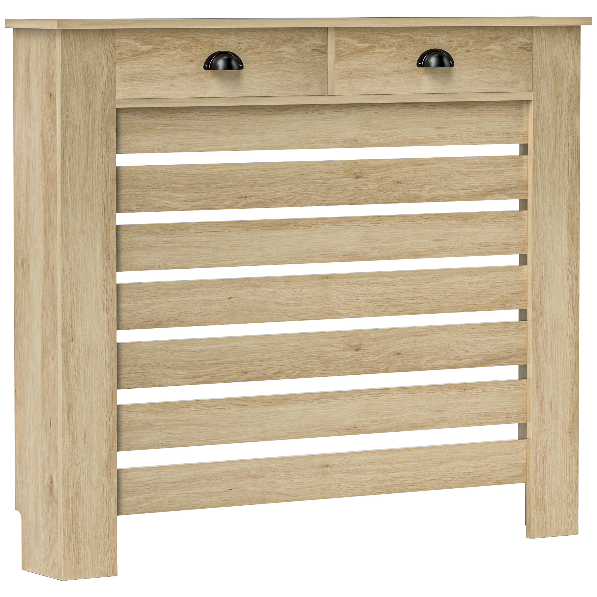 Dalheir Oak Radiator Cover - 111cm - Life Essentials