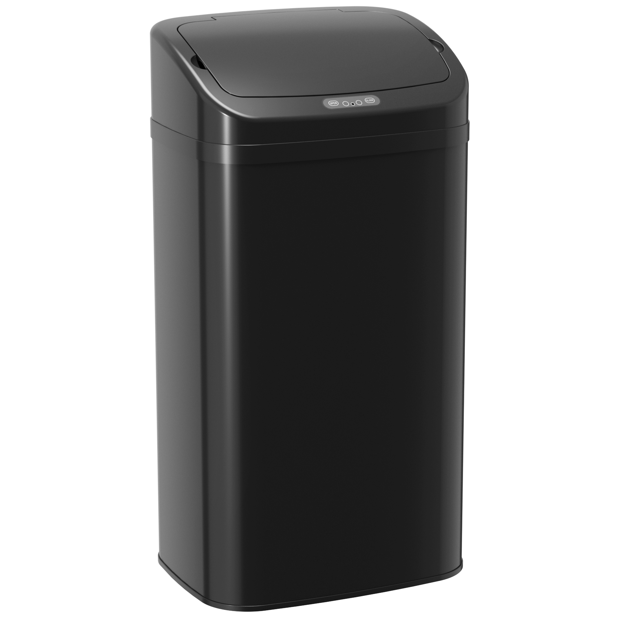 Eascote Black Stainless Steel Sensor Rubbish Bin - 33cm - Life Essentials