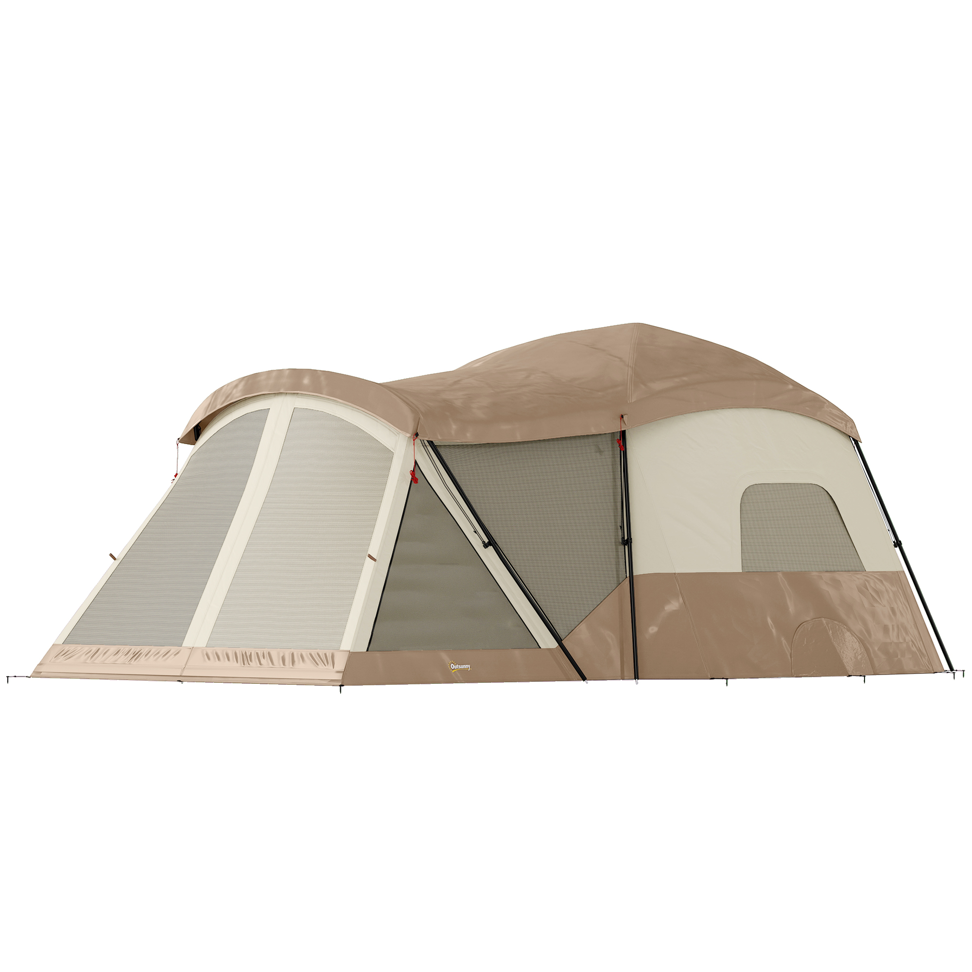 Eldara Brown Fabric Camping Tent - 380cm - Life Essentials