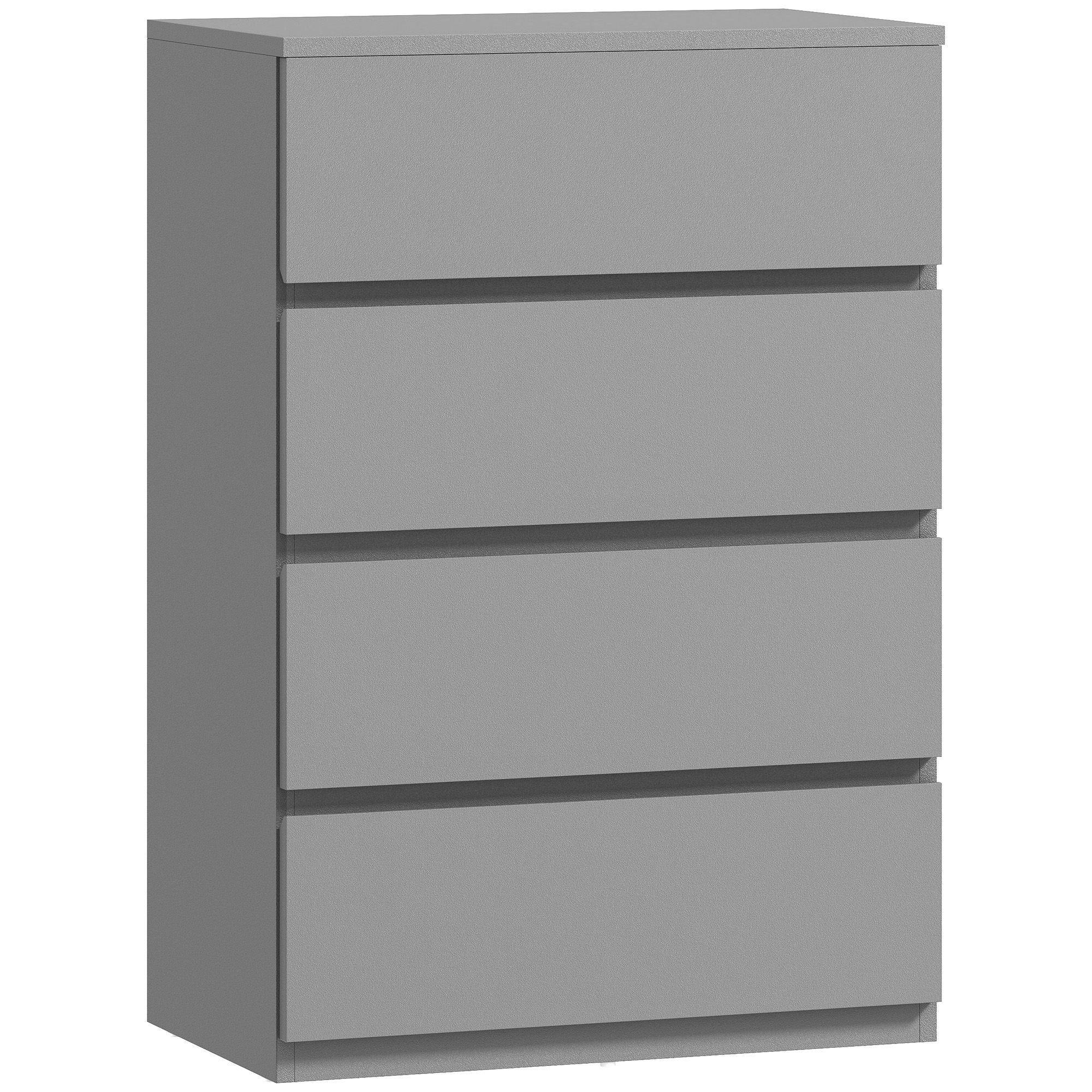 Winmoor Grey Chest of Drawers - Small-sized, 4 Drawers - Life Essentials