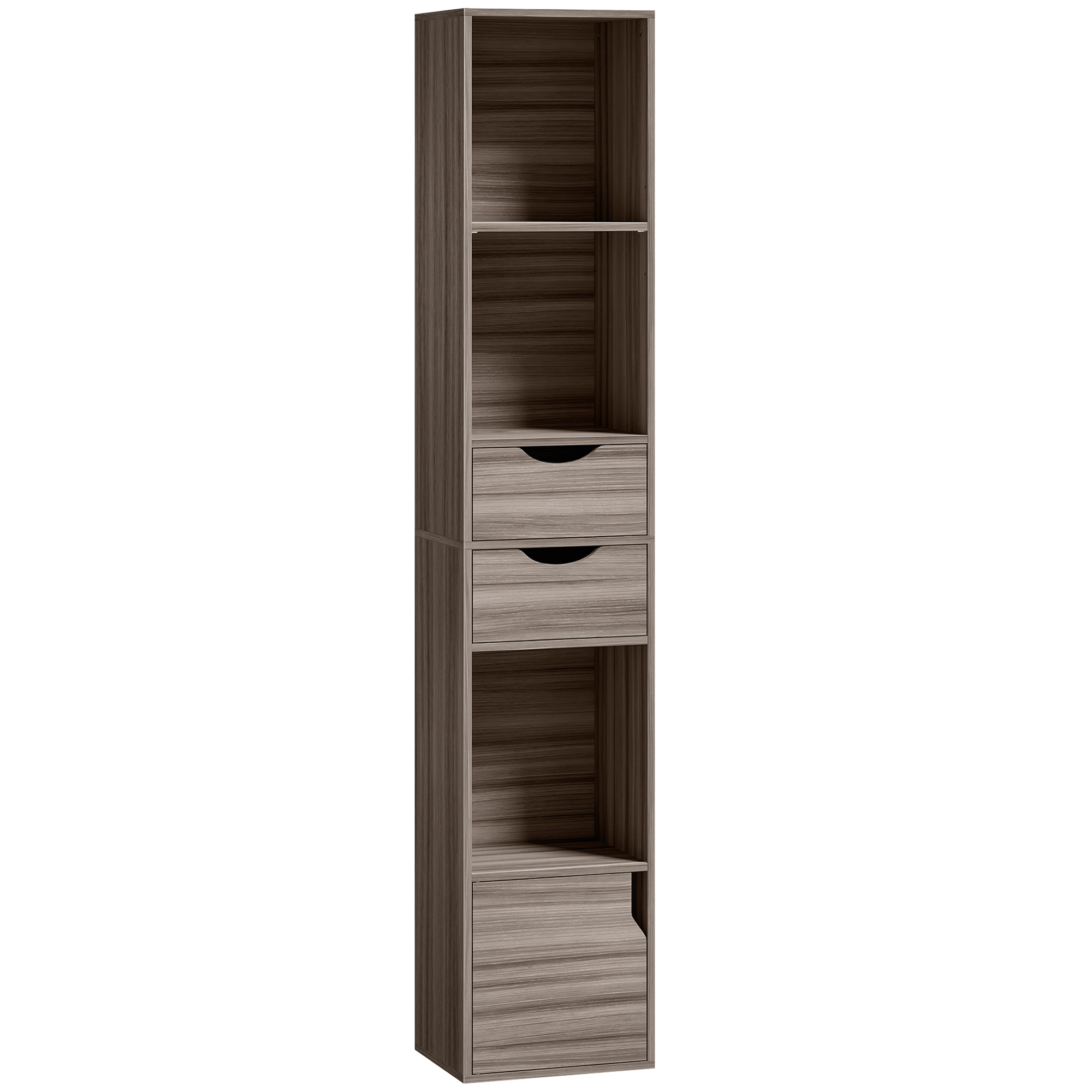 Rosloft Grey MDF Bookcase - 30cm - Life Essentials