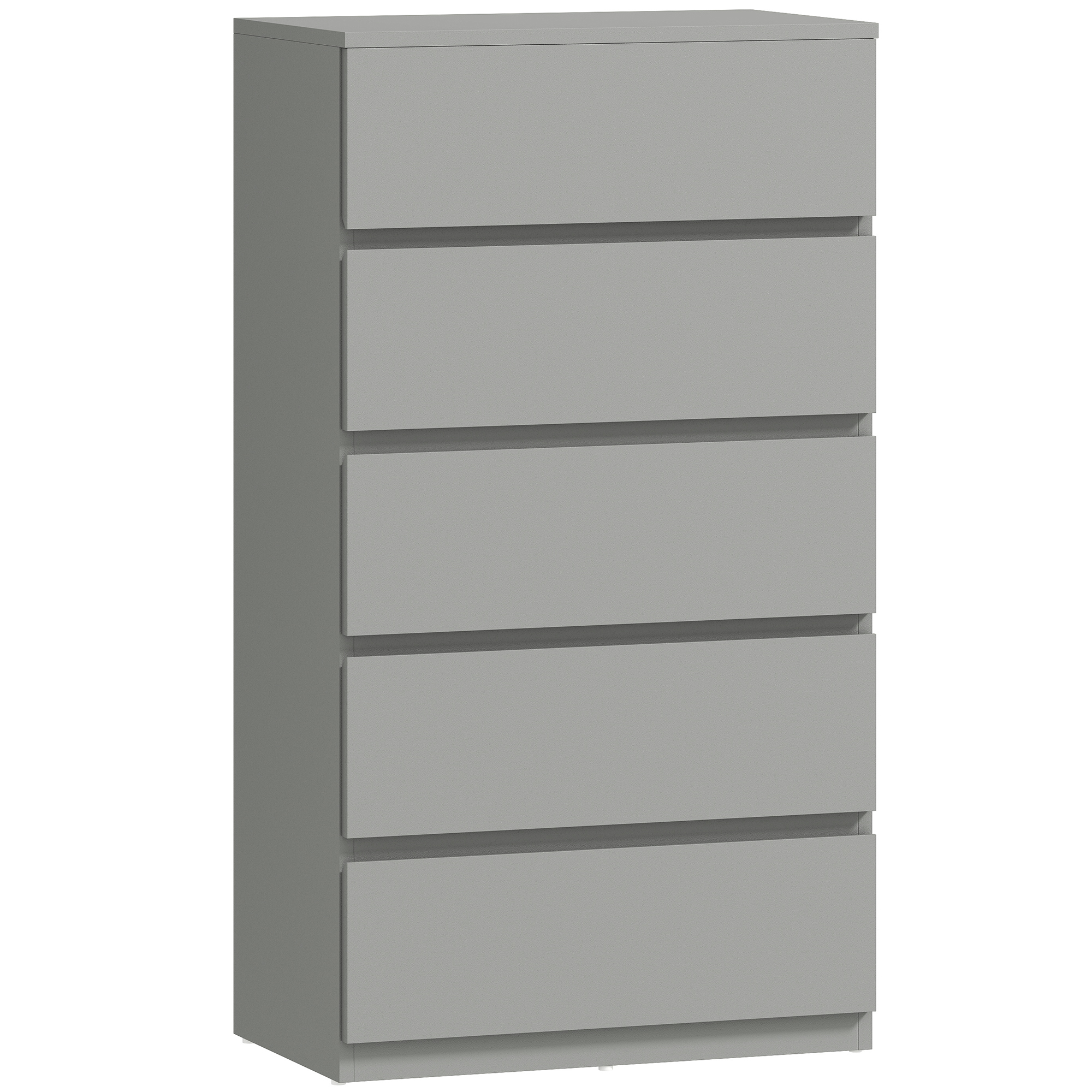 Winmoor Grey Chest of Drawers - Medium-sized, 5 Drawers - Life Essentials
