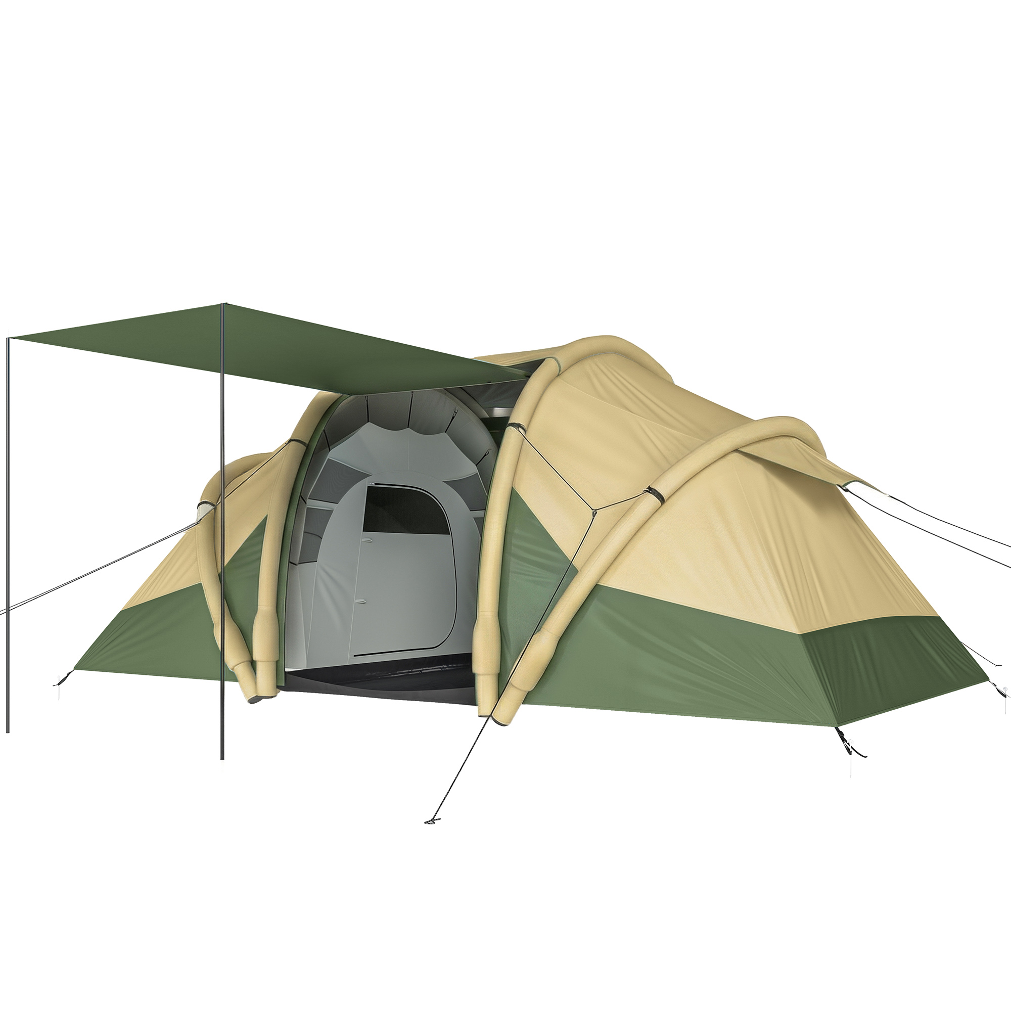 Eldex Green Fabric Camping Tent - 245cm - Life Essentials