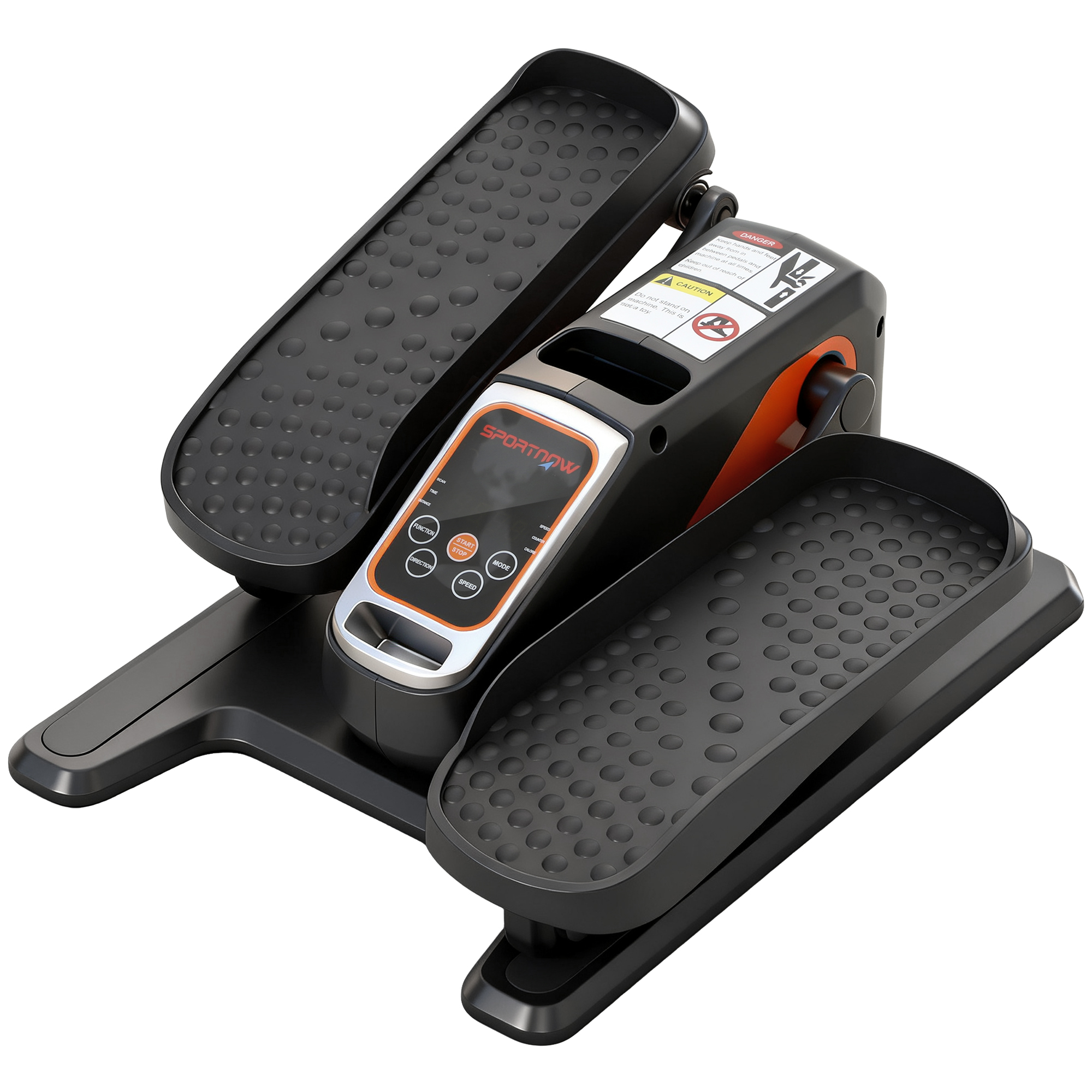ROWLEDGE Electric Under Desk Elliptical Machine with 12 Speeds and LED Monitor - Black - Life Essentials