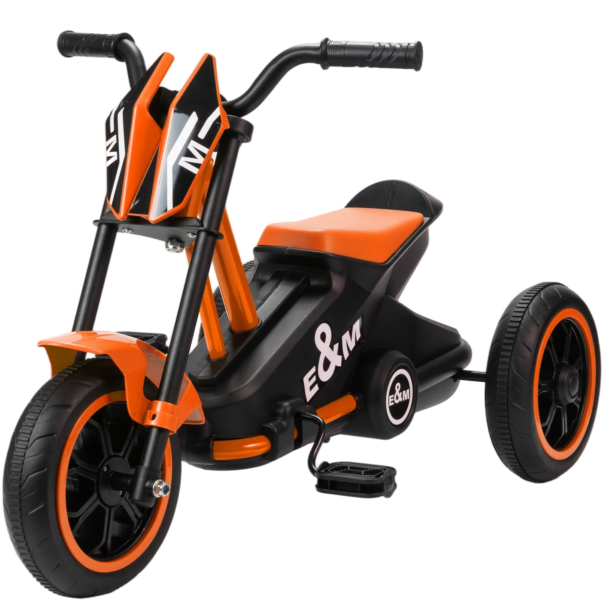 VALSMERE Kids 3 Wheel Tricycle and Toddler Balance Bike with Pedals - Orange - Life Essentials