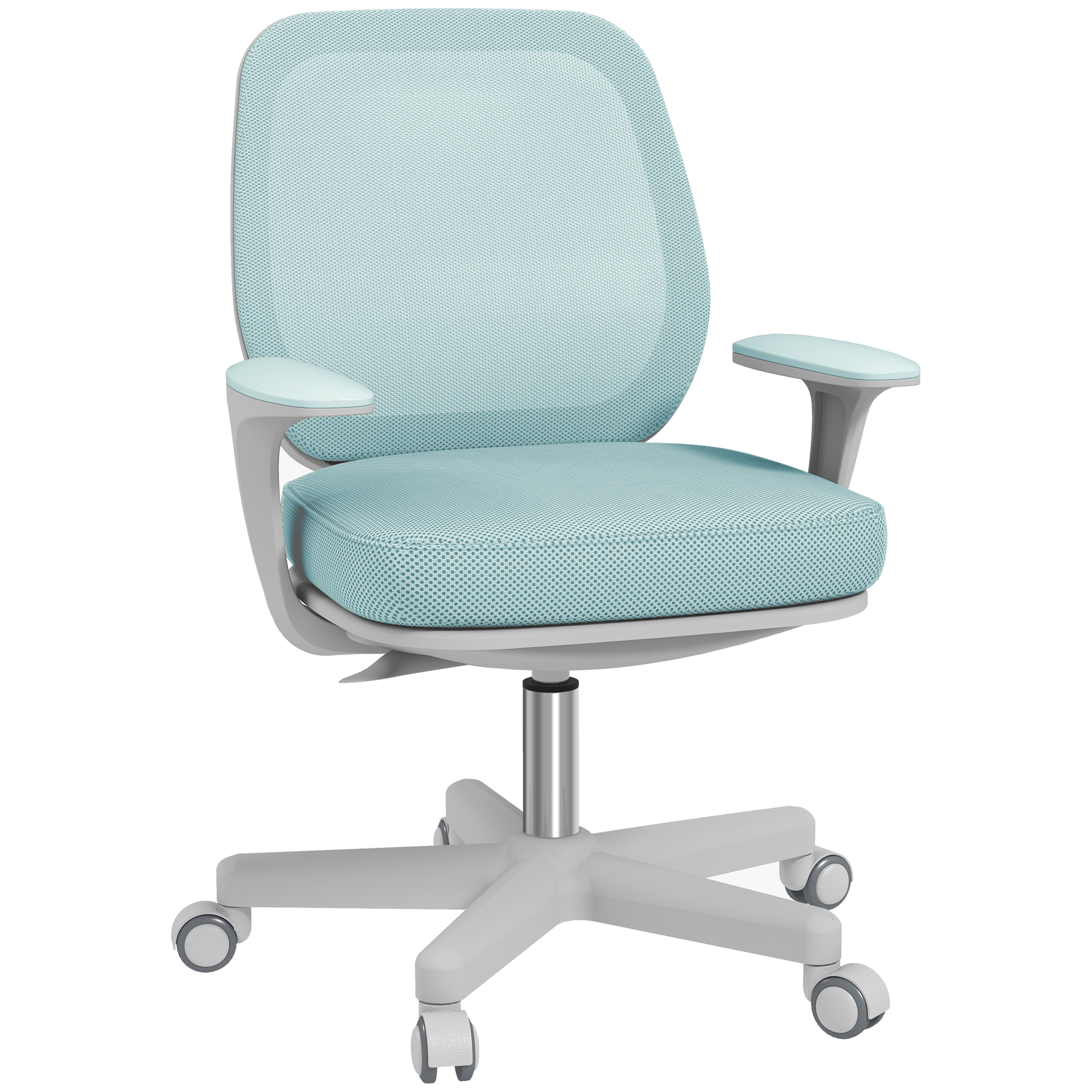 HINCKLEY 44 to 56 cm Adjustable Mesh Back Office Chair - Light Green - Life Essentials