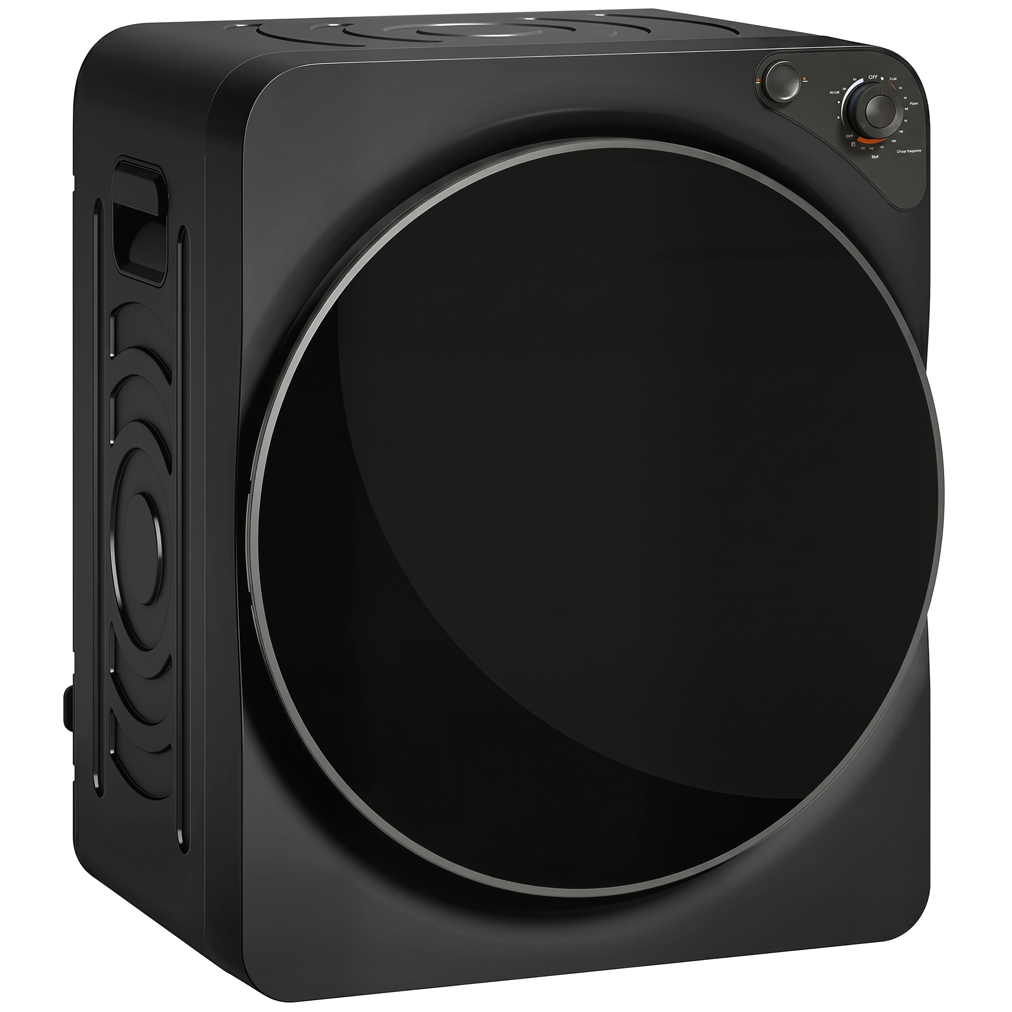 CHASELEY 5 kg 1000W Compact Vented Tumble Dryer with 5 Drying Modes and Steel Drum - Black - Life Essentials