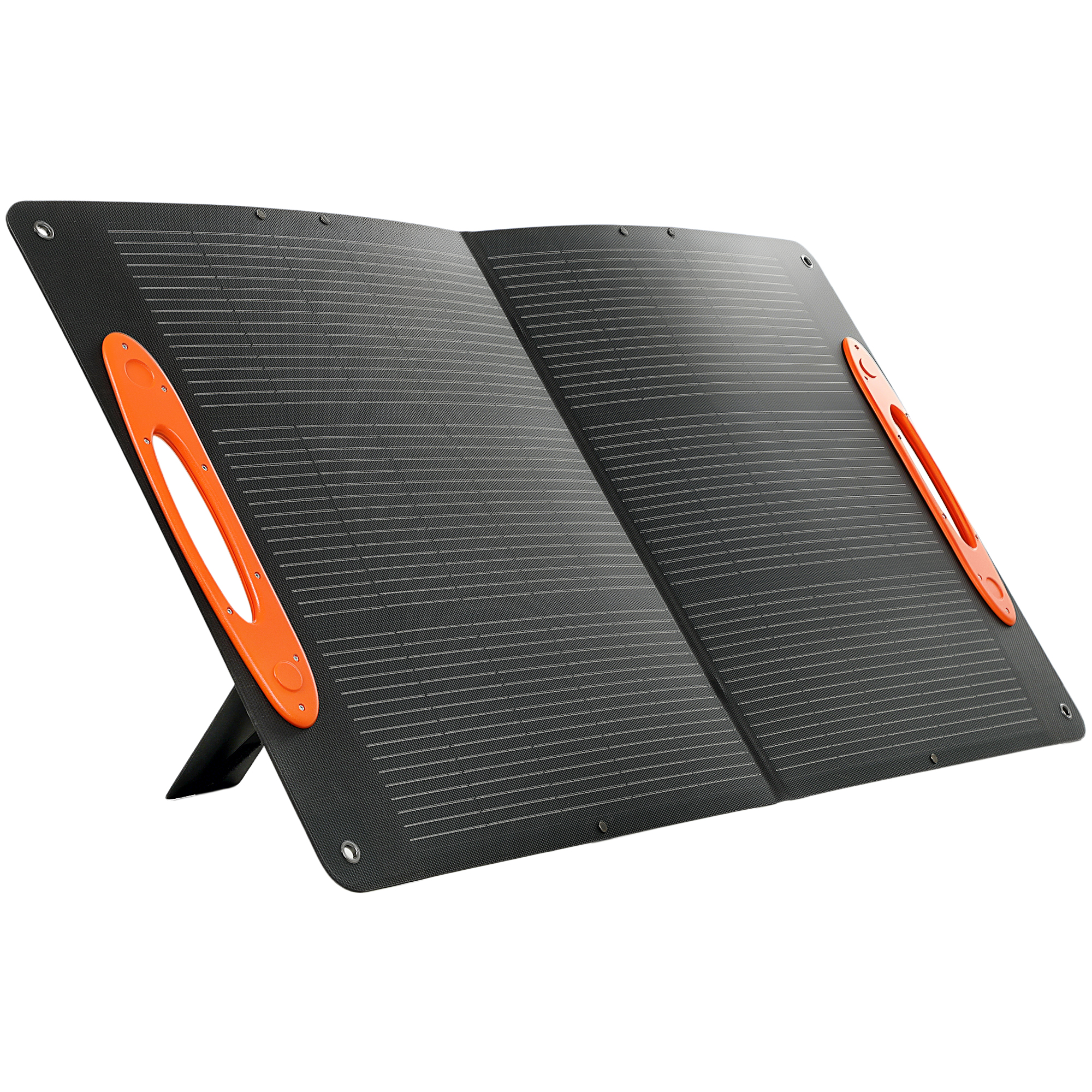 BASLOW 100W Foldable Solar Panel Charger with USB A, USB C and IP67 Waterproof Protection - Black - Life Essentials