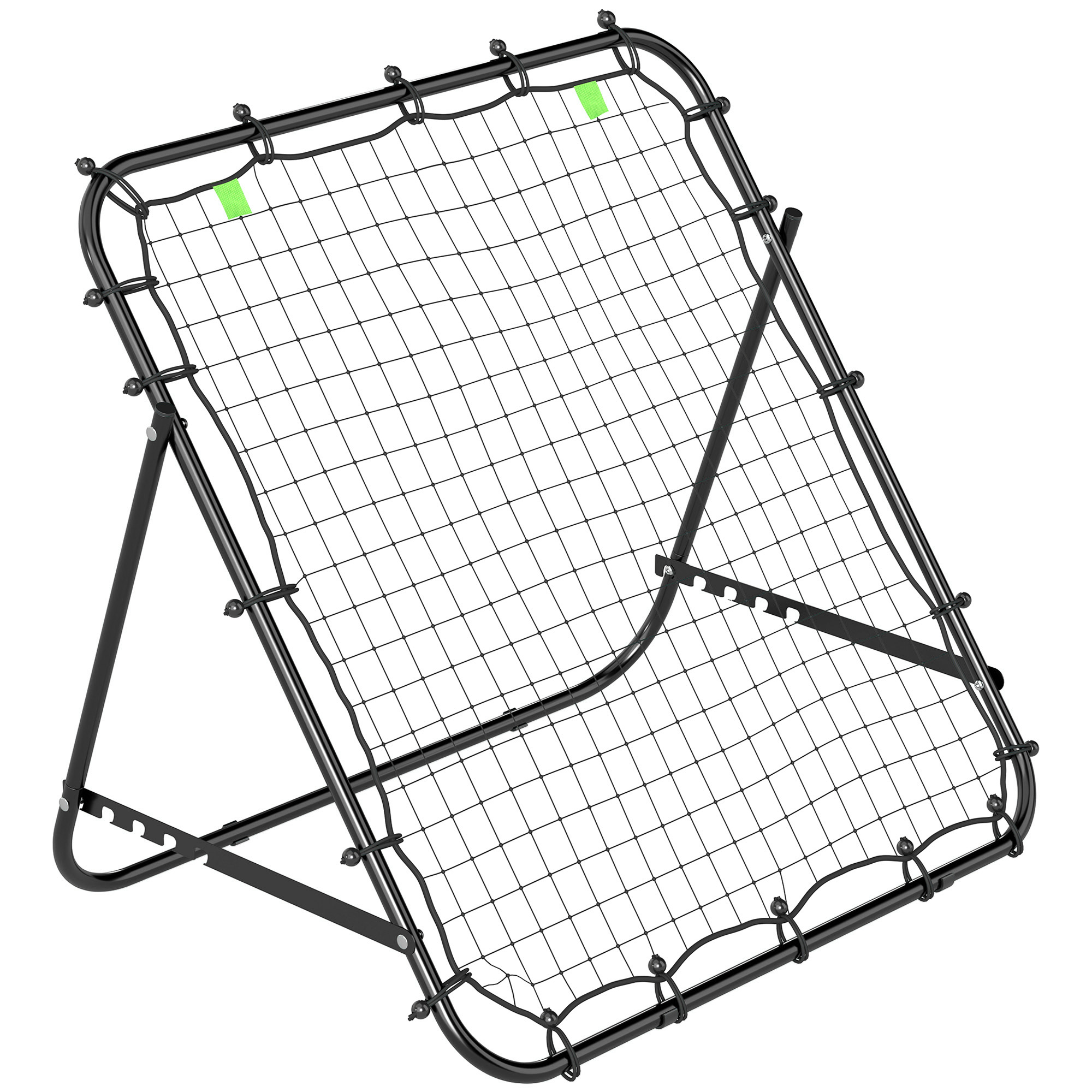 CLAYSTONE Adjustable Rebounder Net for Sports Training - Black