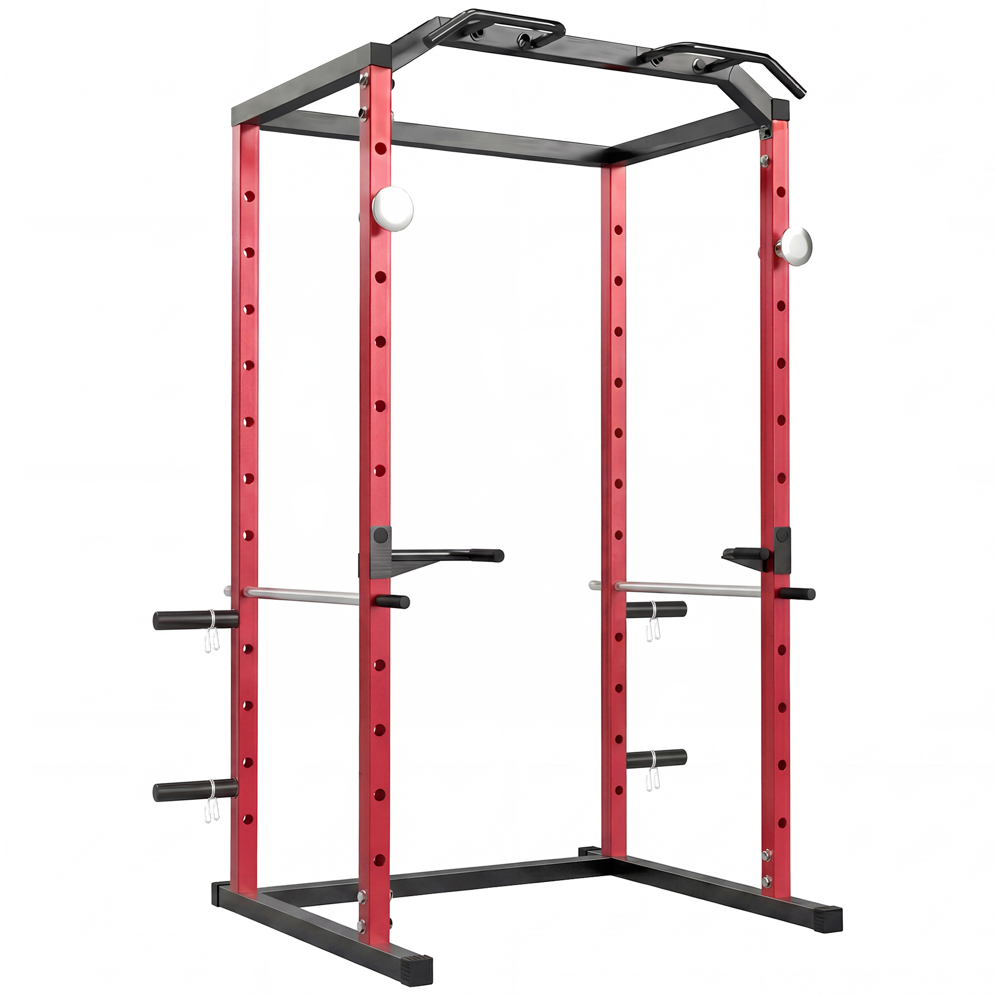APEXVIEW Adjustable Power Tower with Pull-Up Bar and Dip Station