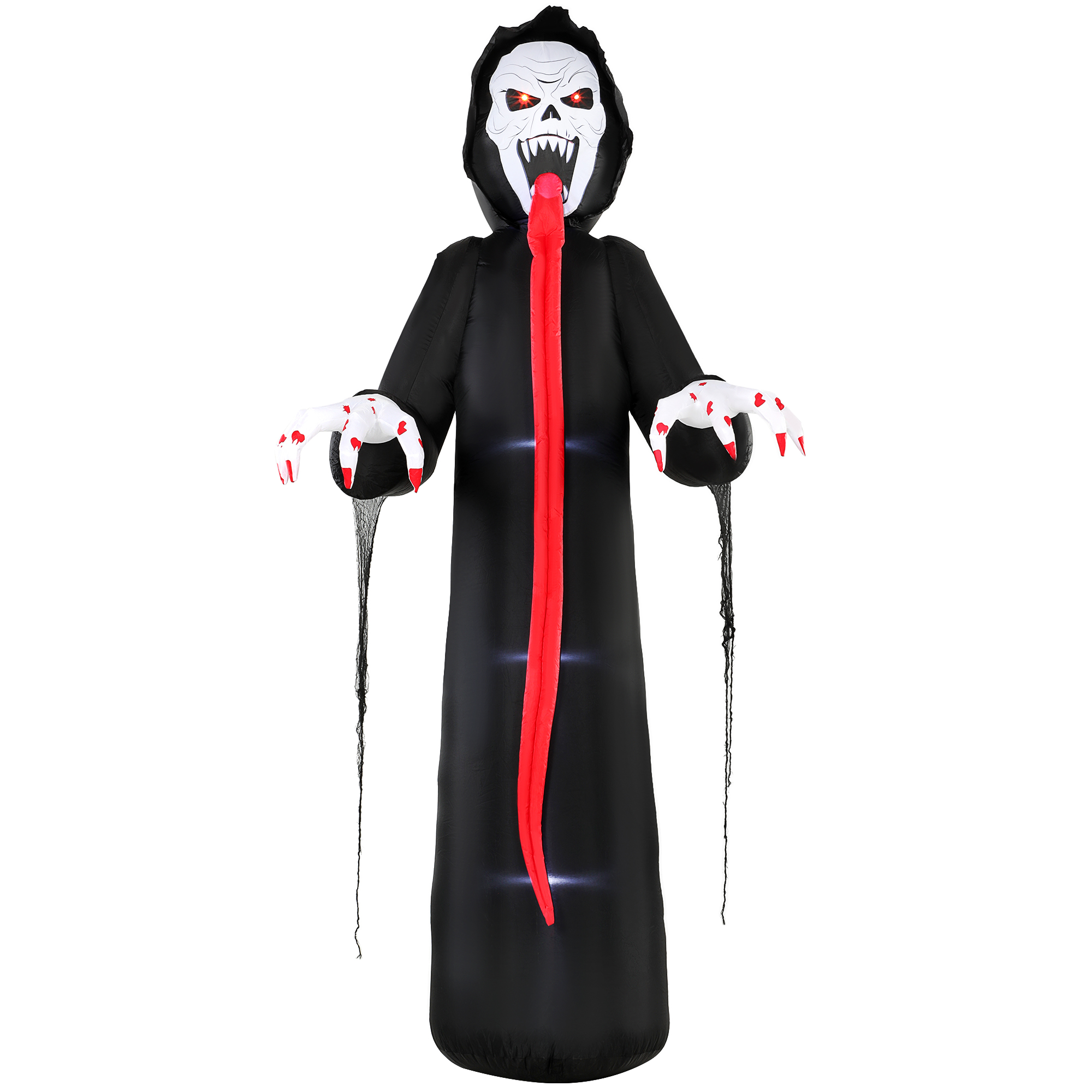 10ft LED Halloween Inflatable Skeleton Indoor Outdoor - Multi Colour
