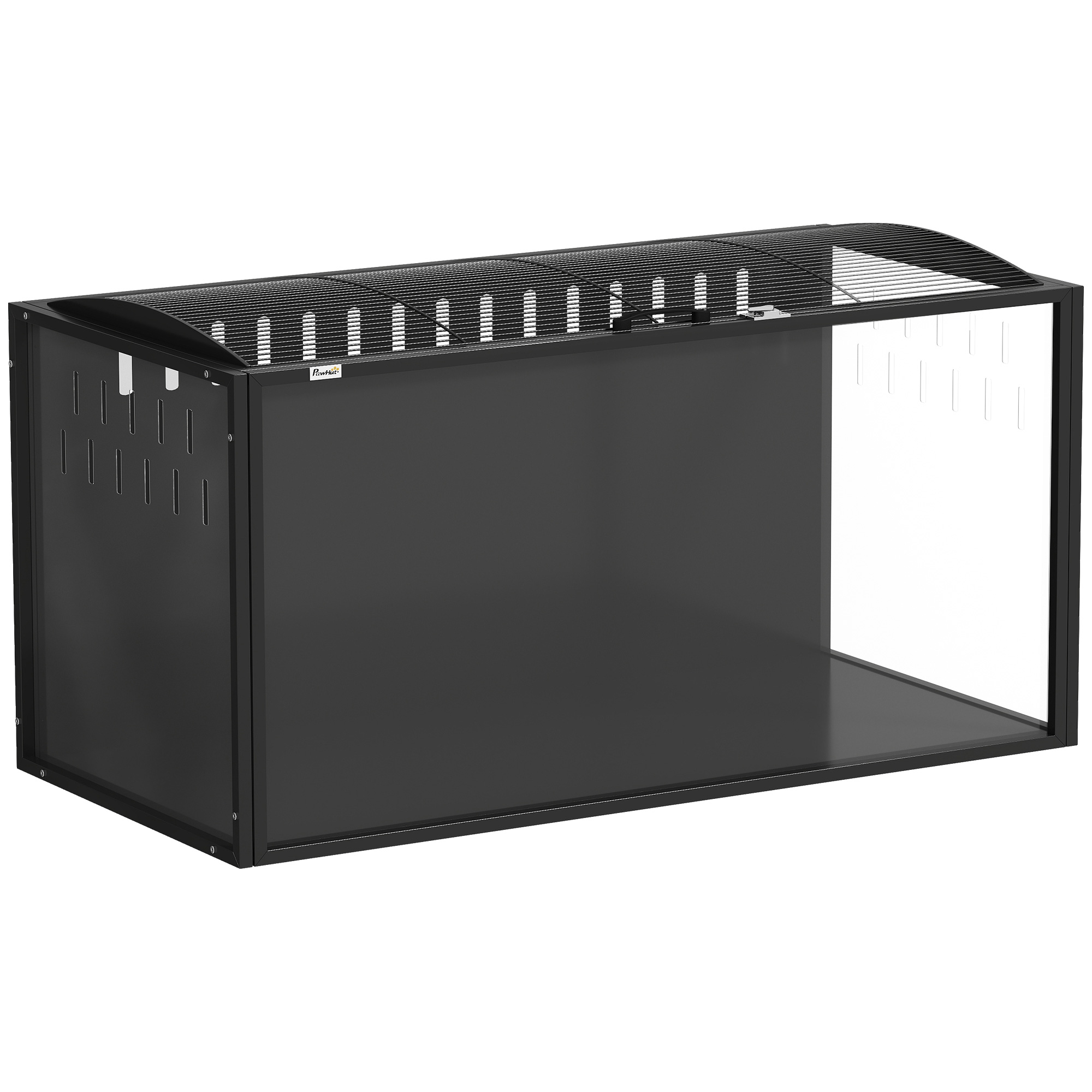 APEXMOOR Steel Hamster Cage with Opening Top, 105cm - Black