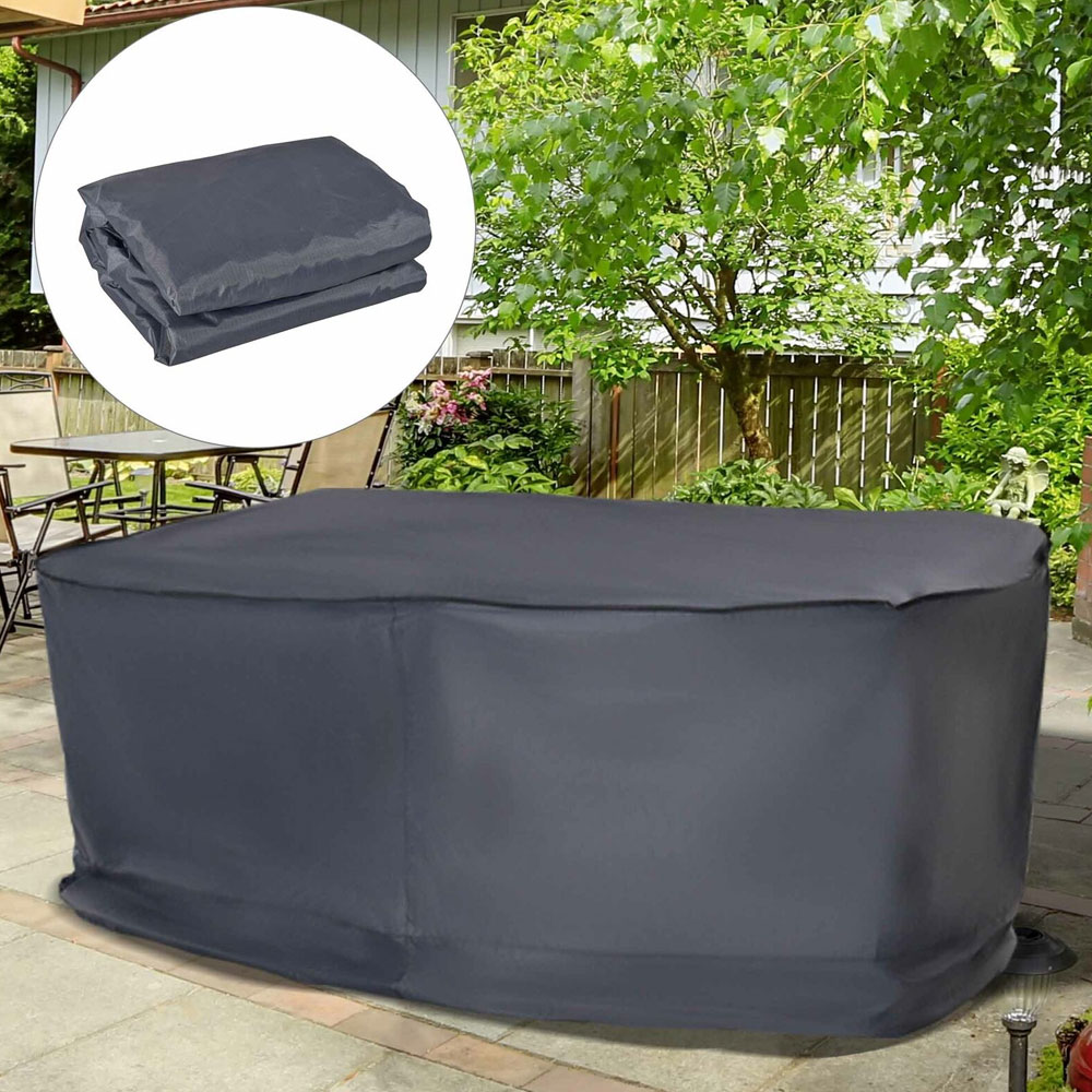 All-Season Garden Furniture Protection Cover Grey - `Oxford 420D - Aldo & Ehren