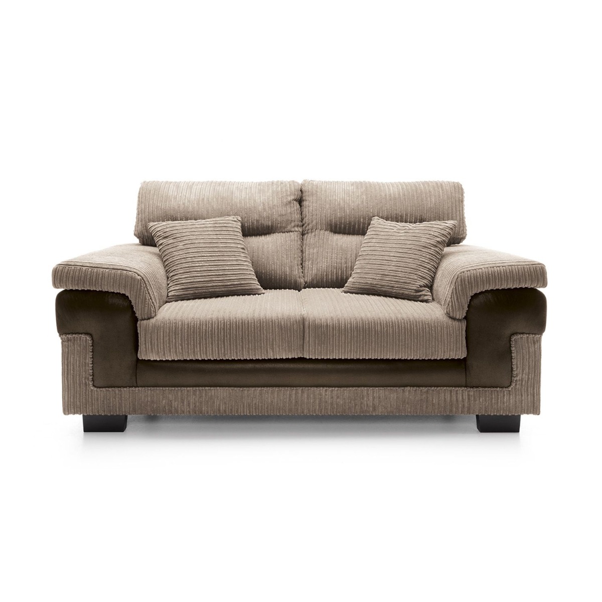 Sampson 2 Seater Sofa - Brown - Moonlight Interiors