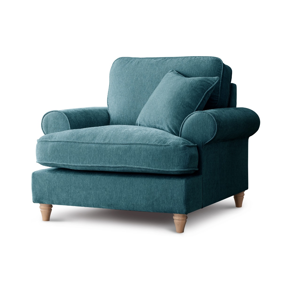 Armchair - RAYONG Fabric - Emerald - Edgbaston Living