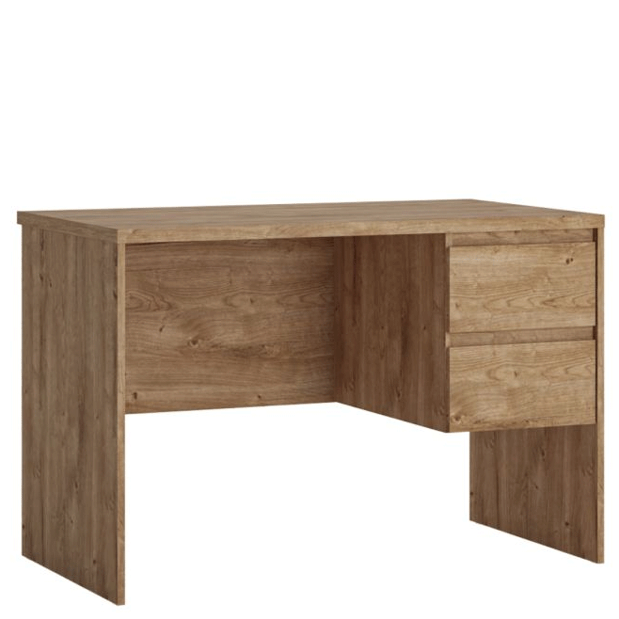 FABIA Office Desk with 2 Drawers - Oak - Rosalind Collection