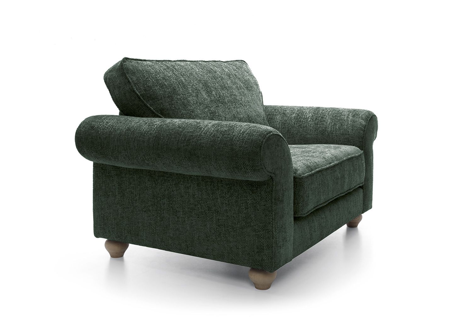 Ingrid Cuddle Chair - Green - Moonlight Interiors