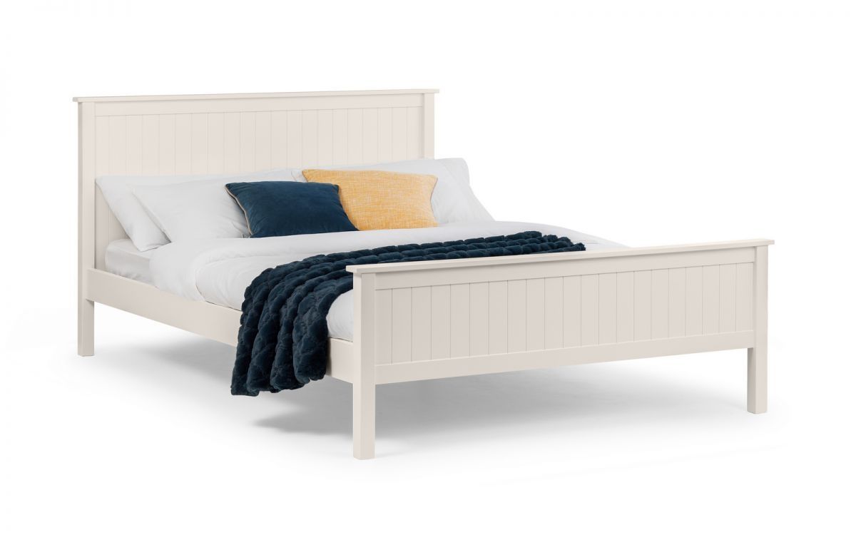 Maine Surf White Bed Frame - Double 4ft6 - JB Collections