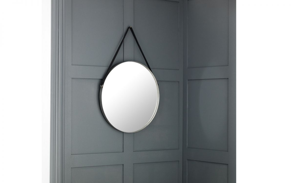 Opera Round Pewter Mirror - JB Collections