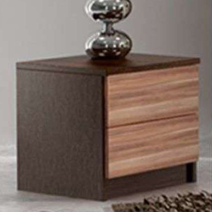 SEDGEWICK 2 Drawer Bedside Table - Walnut - Avellino & Wells