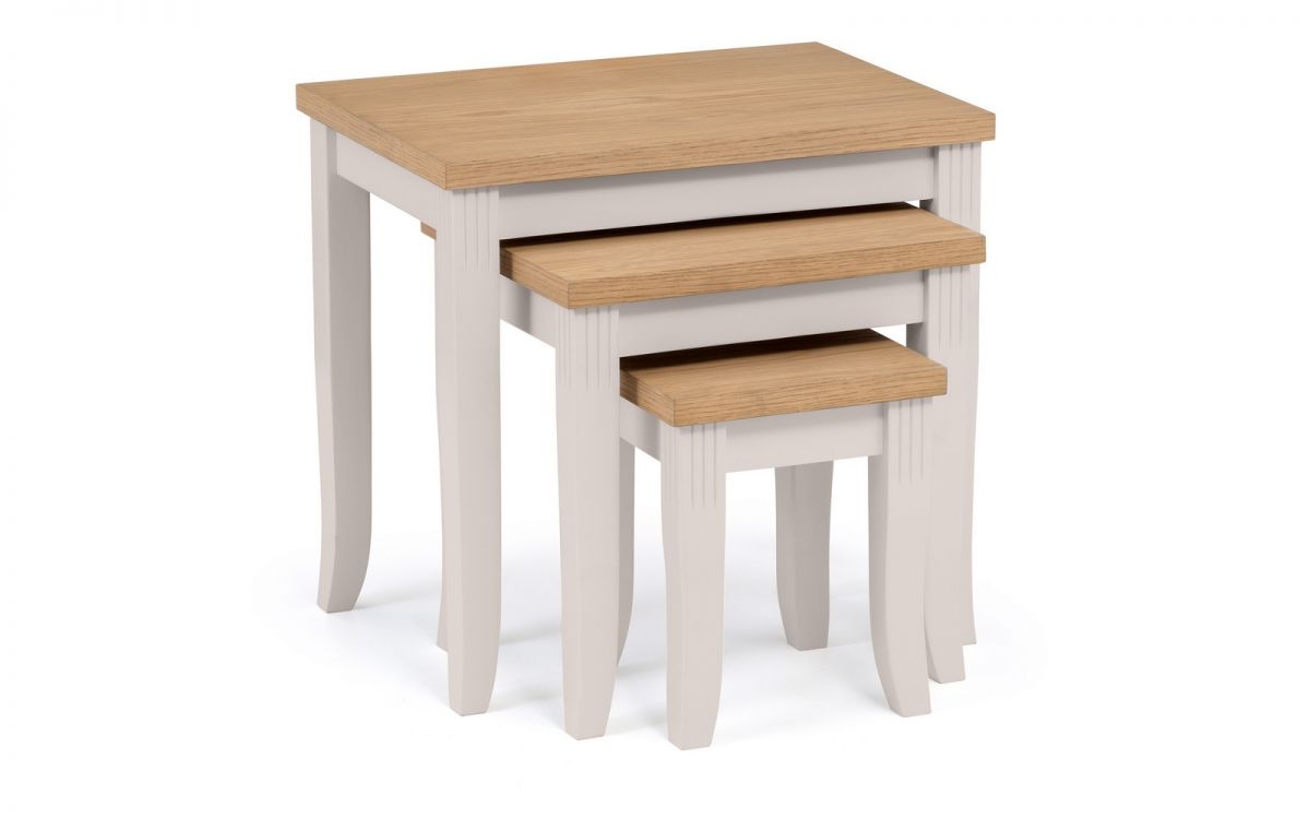 Davenport Nest of Tables - Elephant Grey - JB Collections