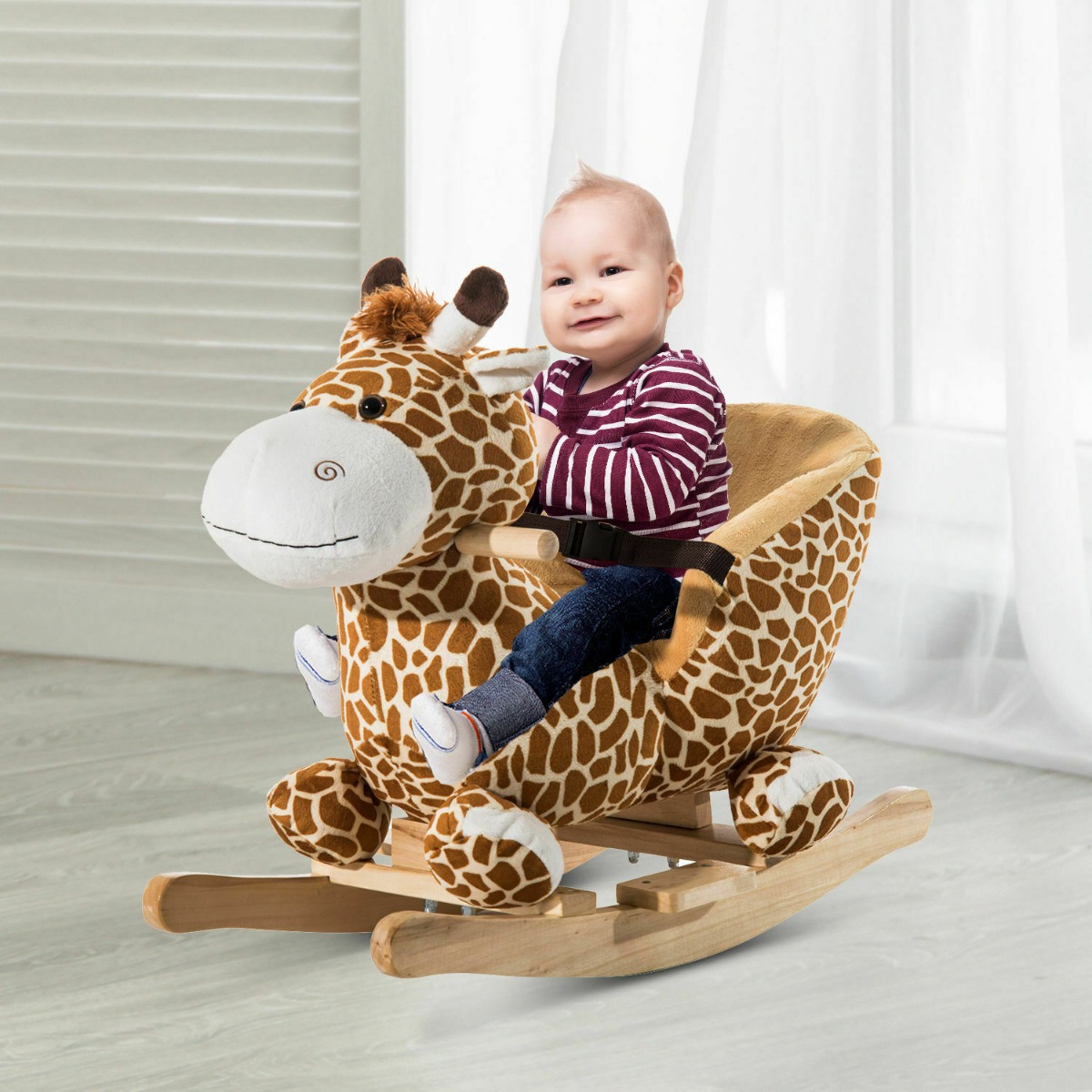 Gorgeous Rocking Seat Children Toy - Giraffe - Aldo & Ehren