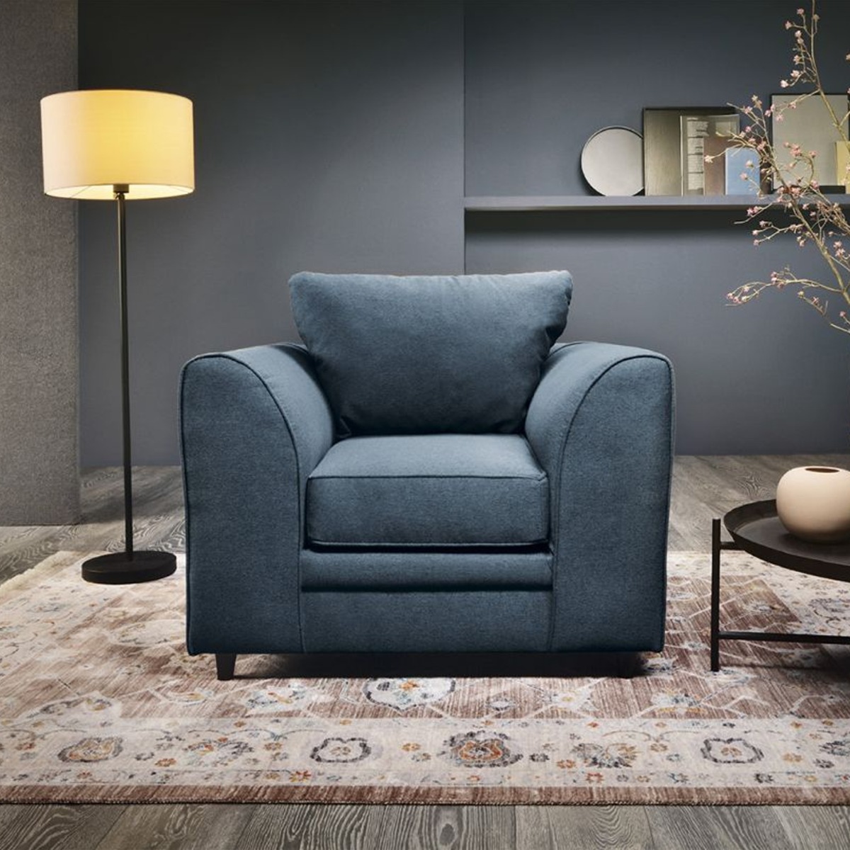 Darcie Armchair - Teal - Moonlight Interiors