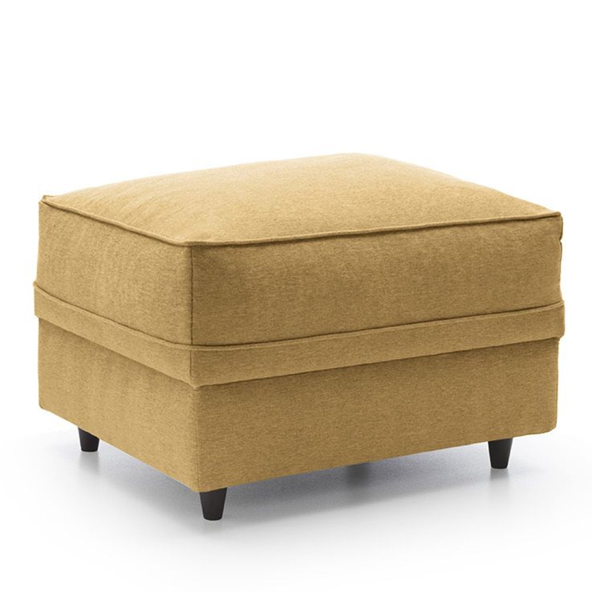 Darcie Footstool - Mustard - Moonlight Interiors