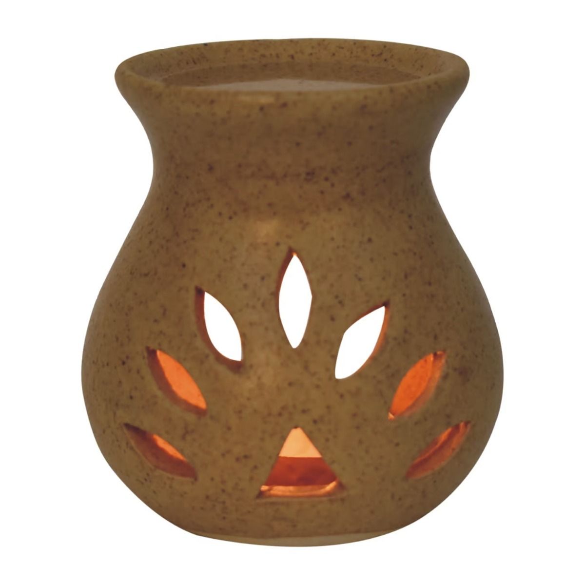Beige Cut-out Oil Burner Set - Beasley & Sons