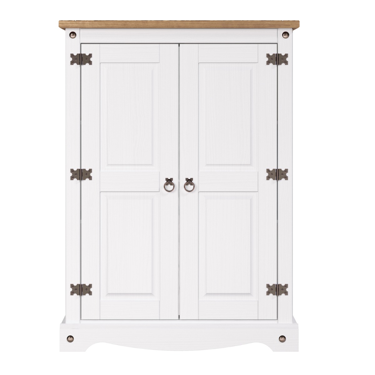 Classic Design Antique Wax 2 Door Sideboard - White - Colton & Sawyer
