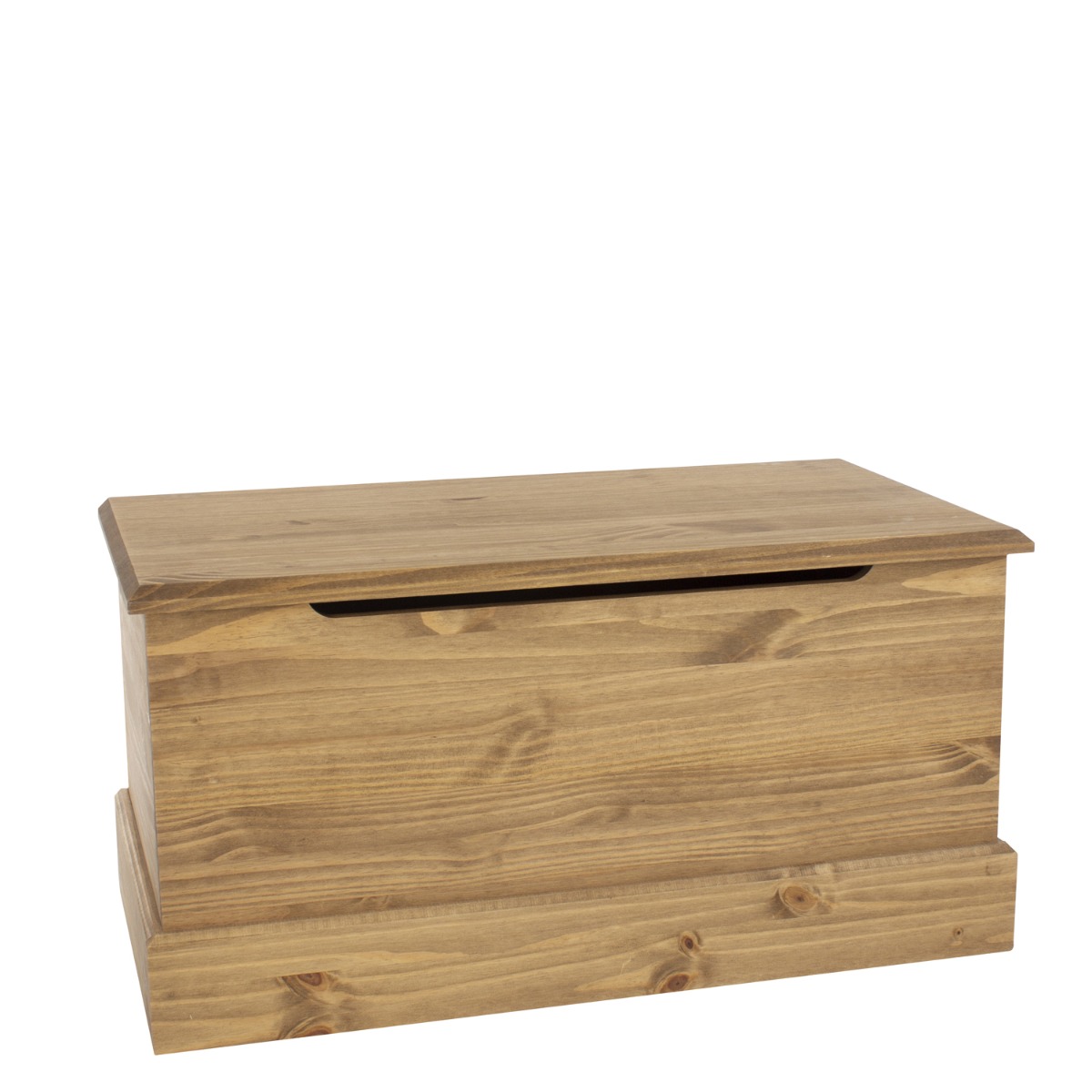 Classic Country Style Ottoman Storage Trunk - Pine - Colton & Sawyer