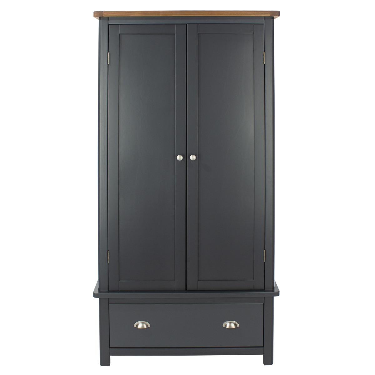 Wardrobe - DIEGO 2 Door Wardrobe Blue 90cm - Colton & Sawyer