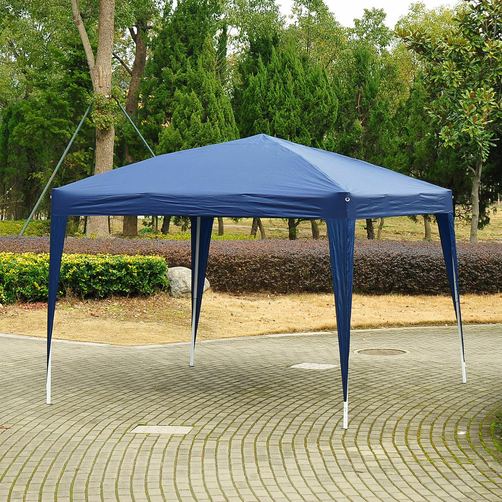 Modern Garden Party Tent 3, 3m - Blue - Gardens Direct