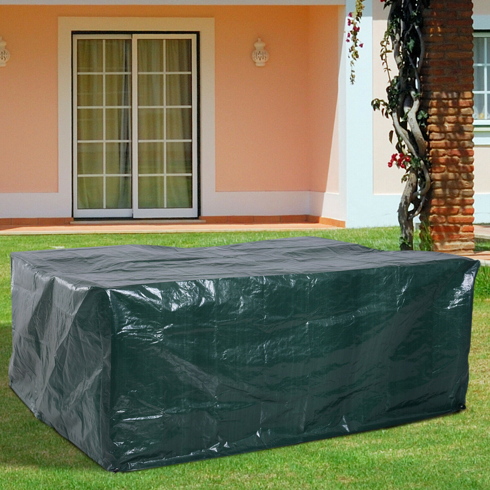 Waterproof Garden Furniture Large Cover - Green - Gardens Direct