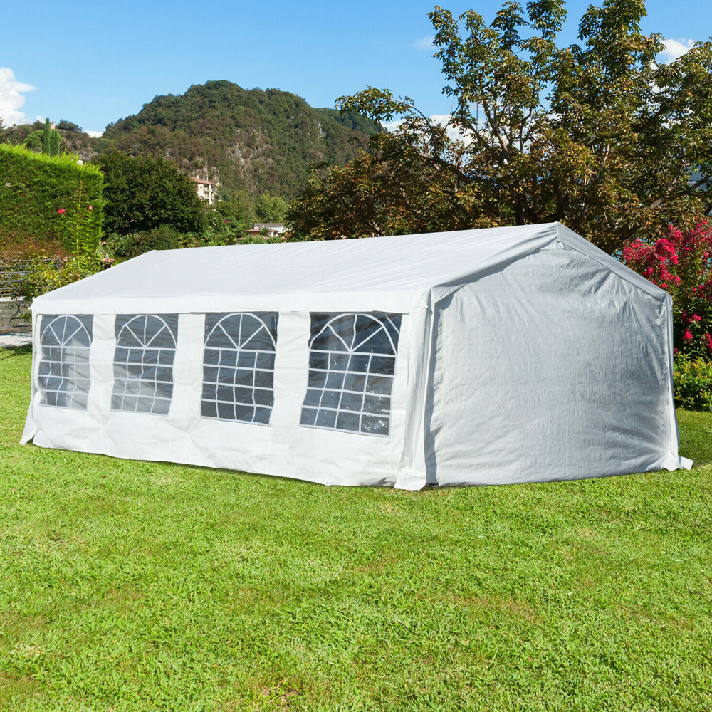 Marquee Party Tent White - 8m - Gardens Direct