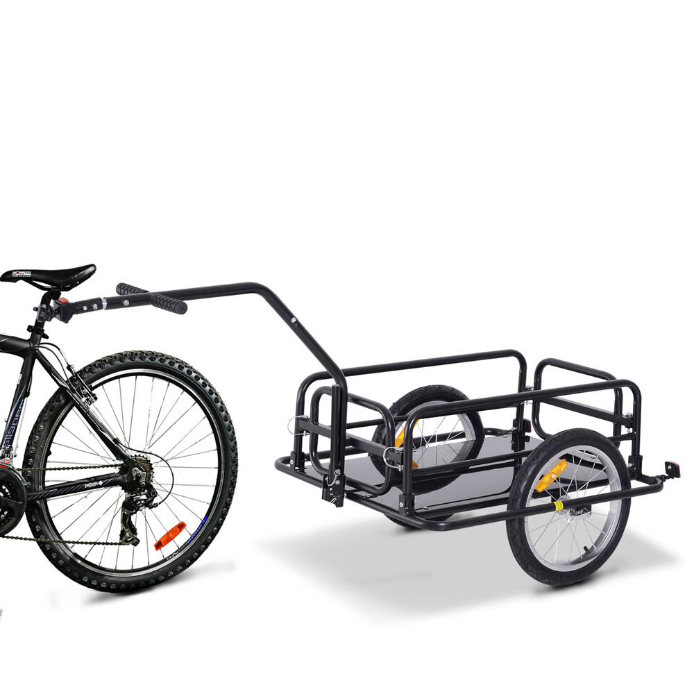 Folding Trailer Bicycle Storage Cart - Gardens Direct